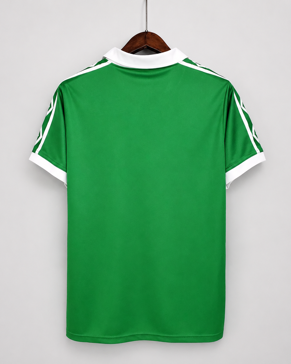 Dettaglio spalla verde jersey vintage Celtic