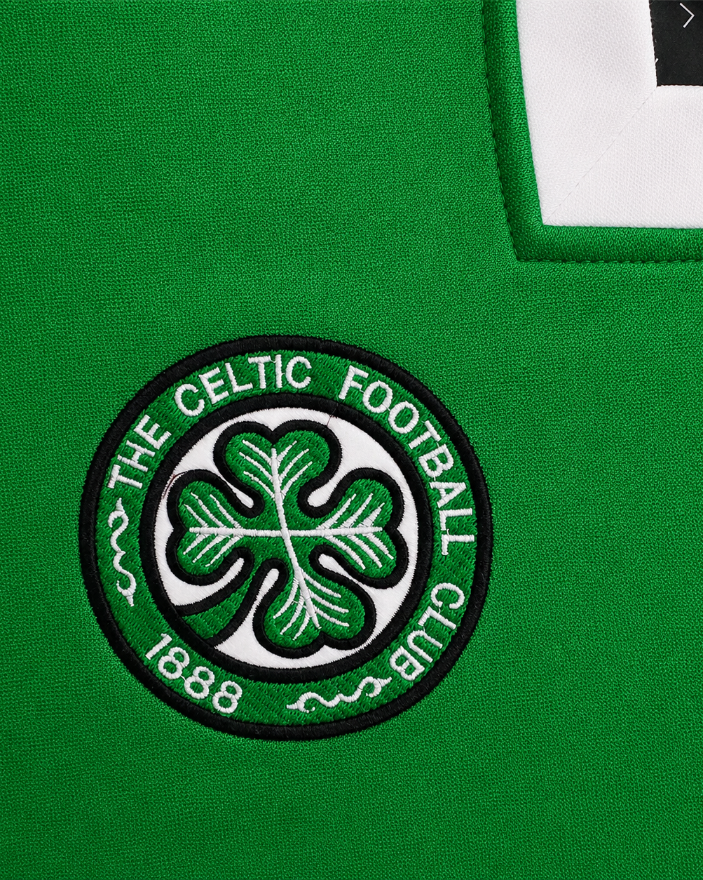 Dettaglio stemma Celtics football shirt 1978/80