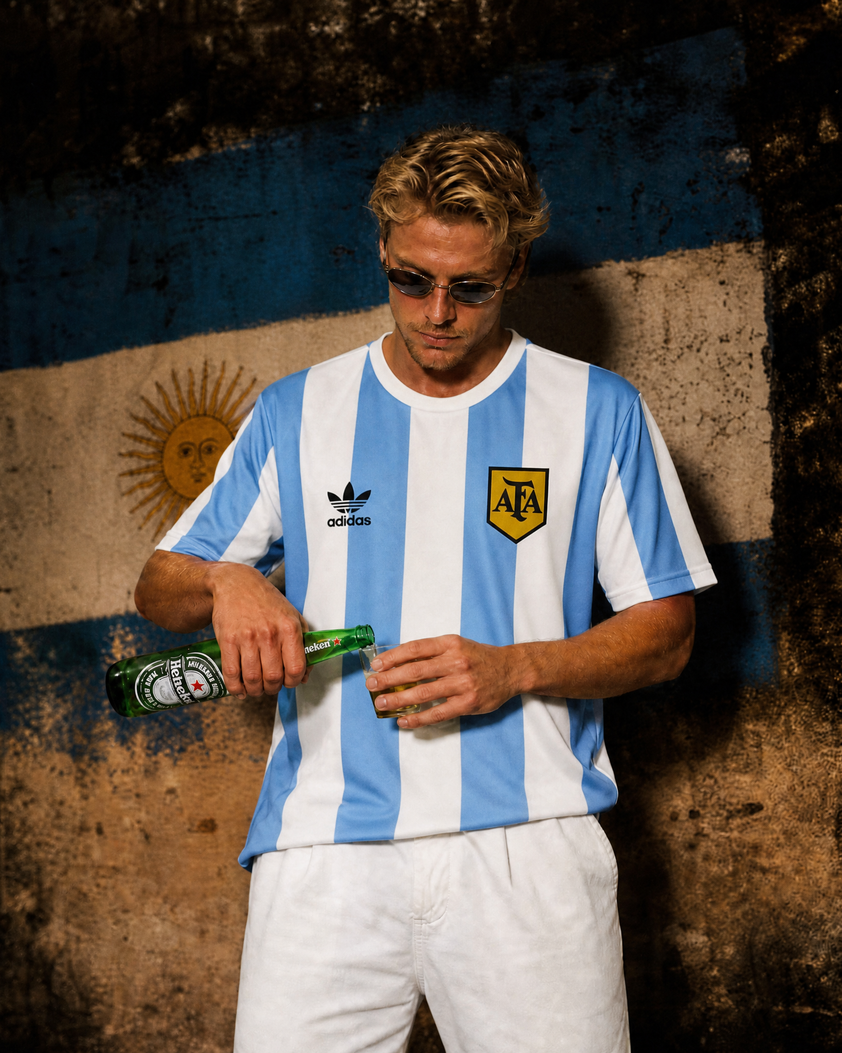 Argentina Maglia Home 1978 Vittoria Mondiali - Retro Soccer Kit