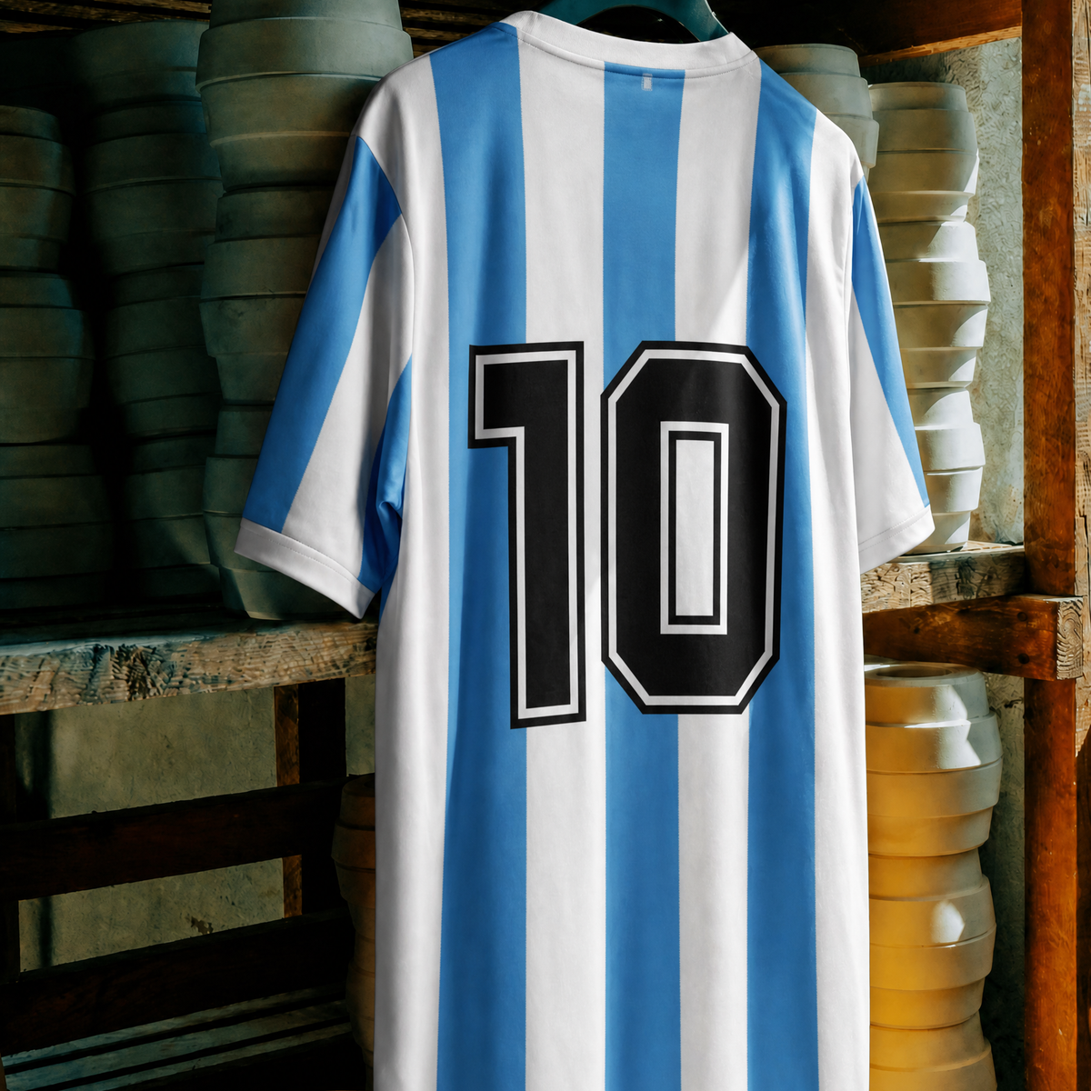 Argentina Maglia Home 1978 Vittoria Mondiali - Retro Soccer Kit