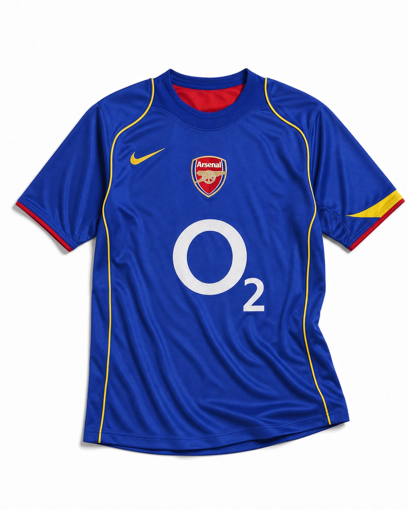 Maglia Arsenal away 2004/05 vintage vista frontale colore blu