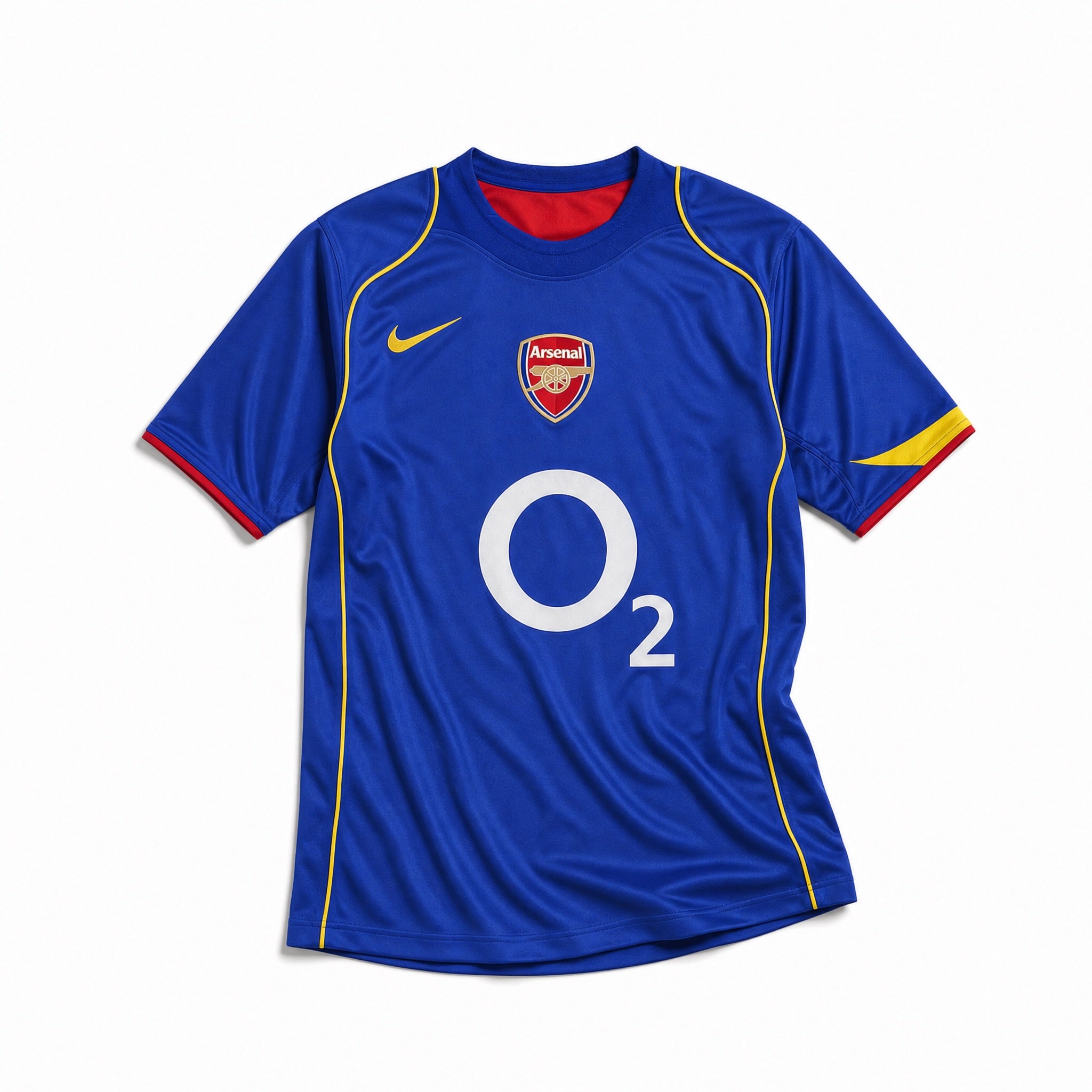 Maglia Arsenal away 2004/05 vintage vista frontale colore blu