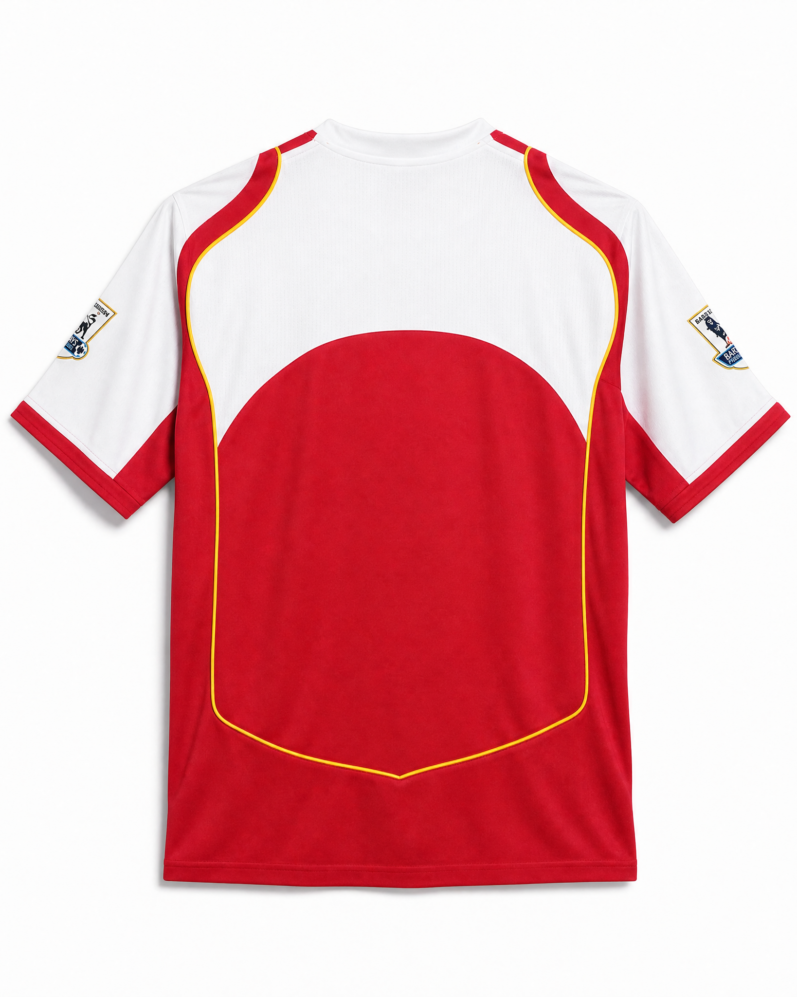Maglia Arsenal home 2004 vista posteriore dettagli bianchi