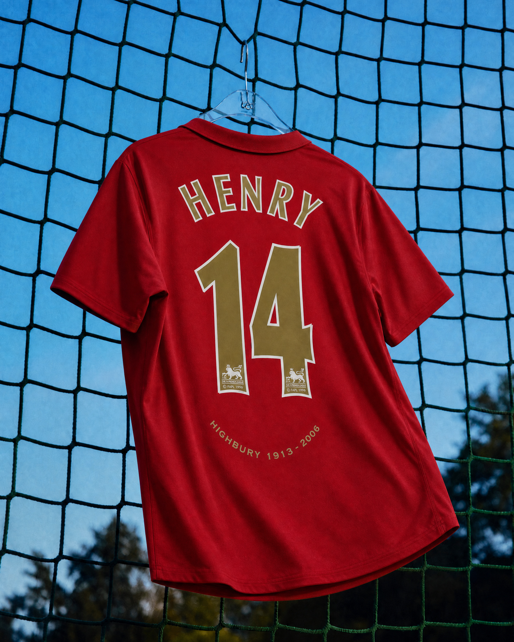 Maglia Arsenal Henry 14 Home 2005/06 vista posteriore