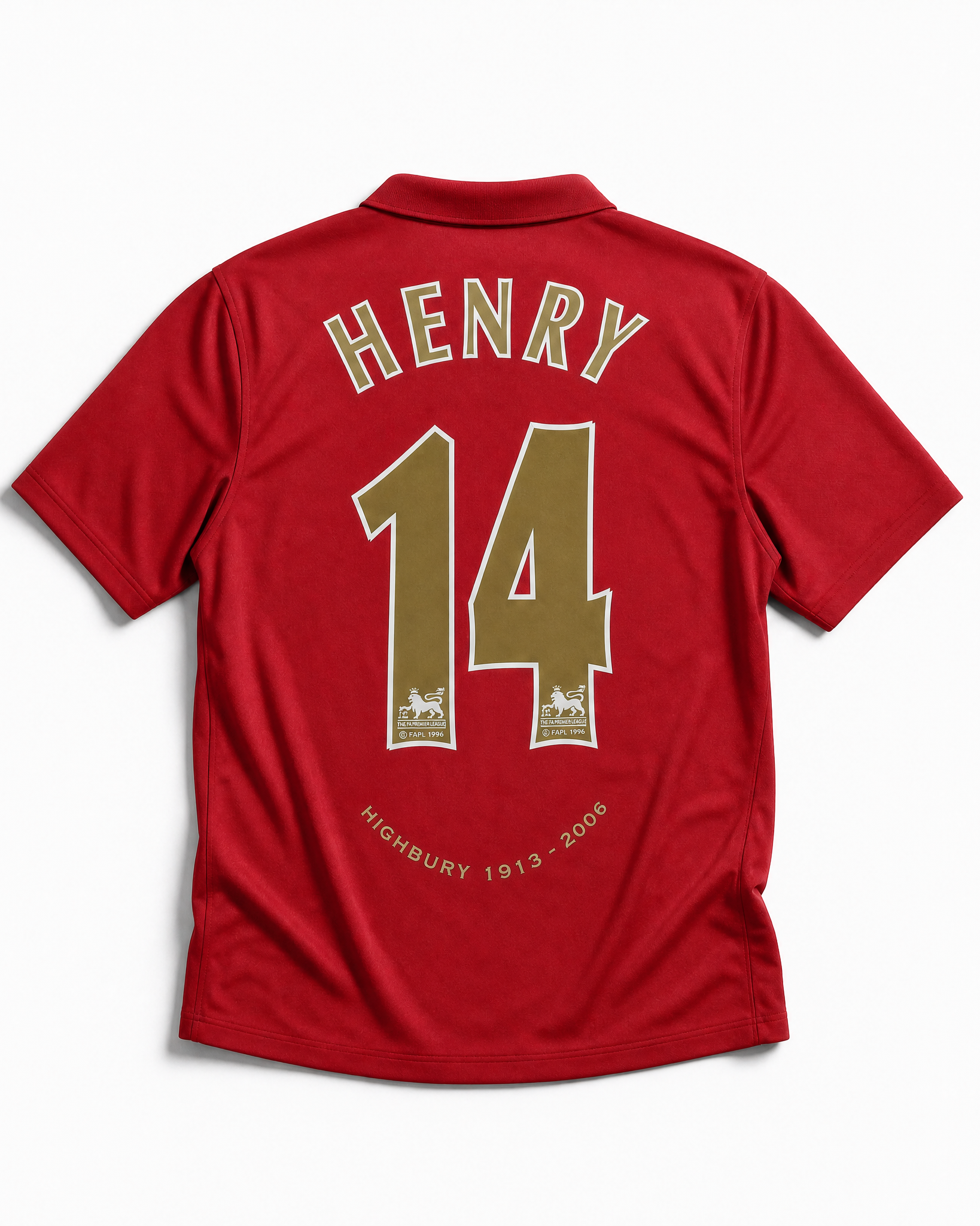 Maglia Thierry Henry Arsenal Home 2005/06 numero 14 vista posteriore