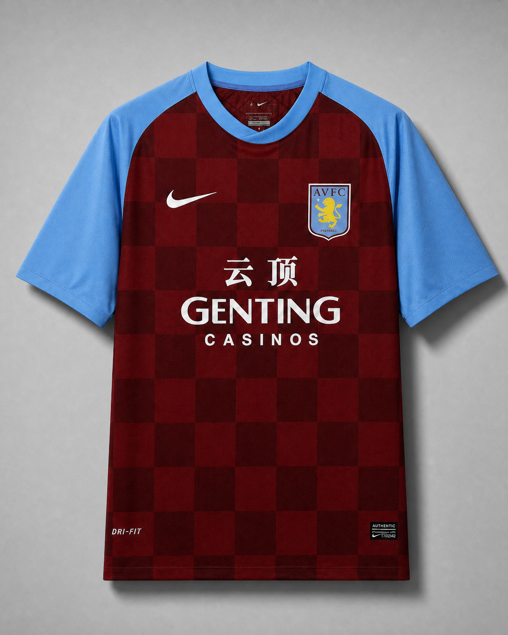 Aston Villa maglia home 2011/12 bordeaux con maniche azzurre