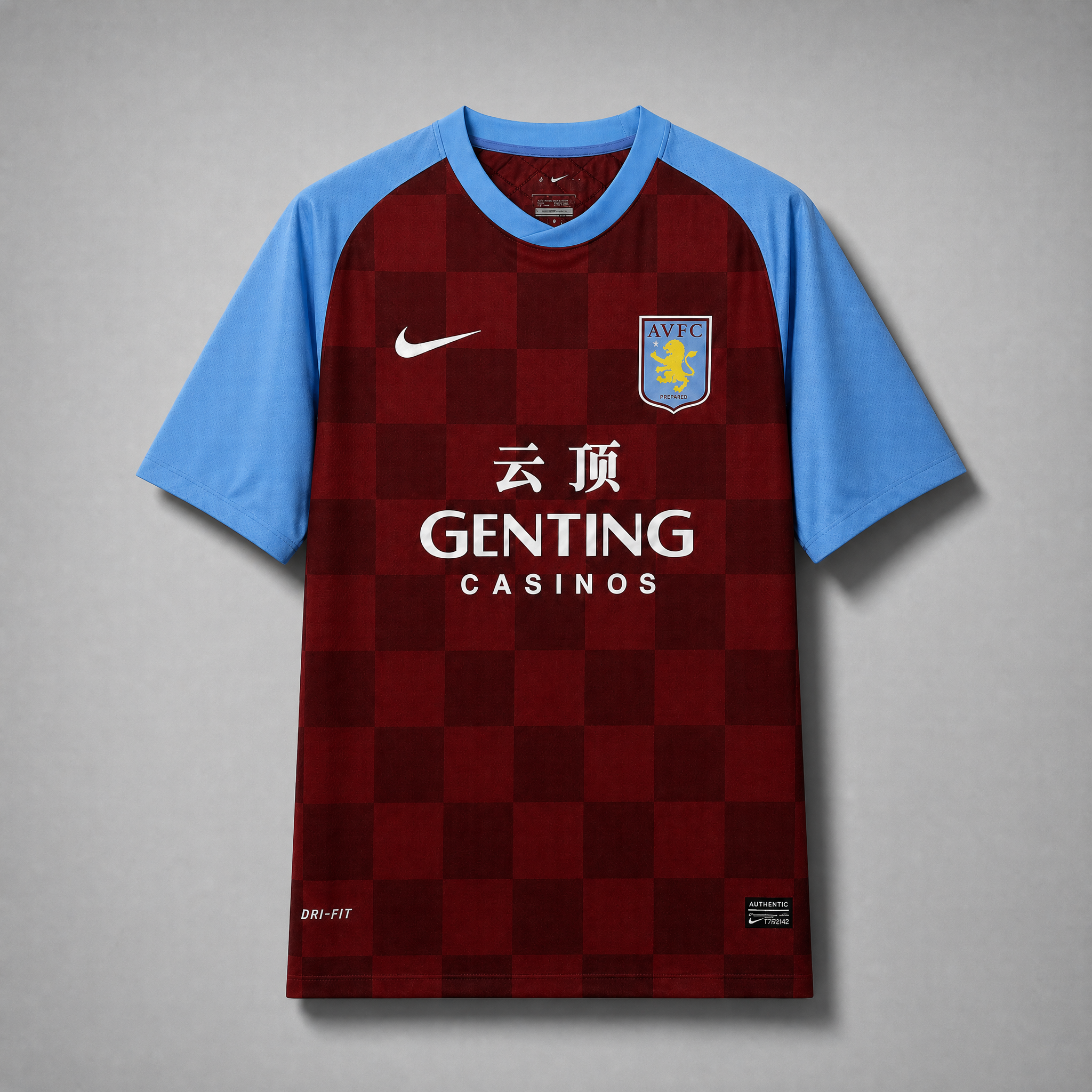 Aston Villa maglia home 2011/12 bordeaux con maniche azzurre