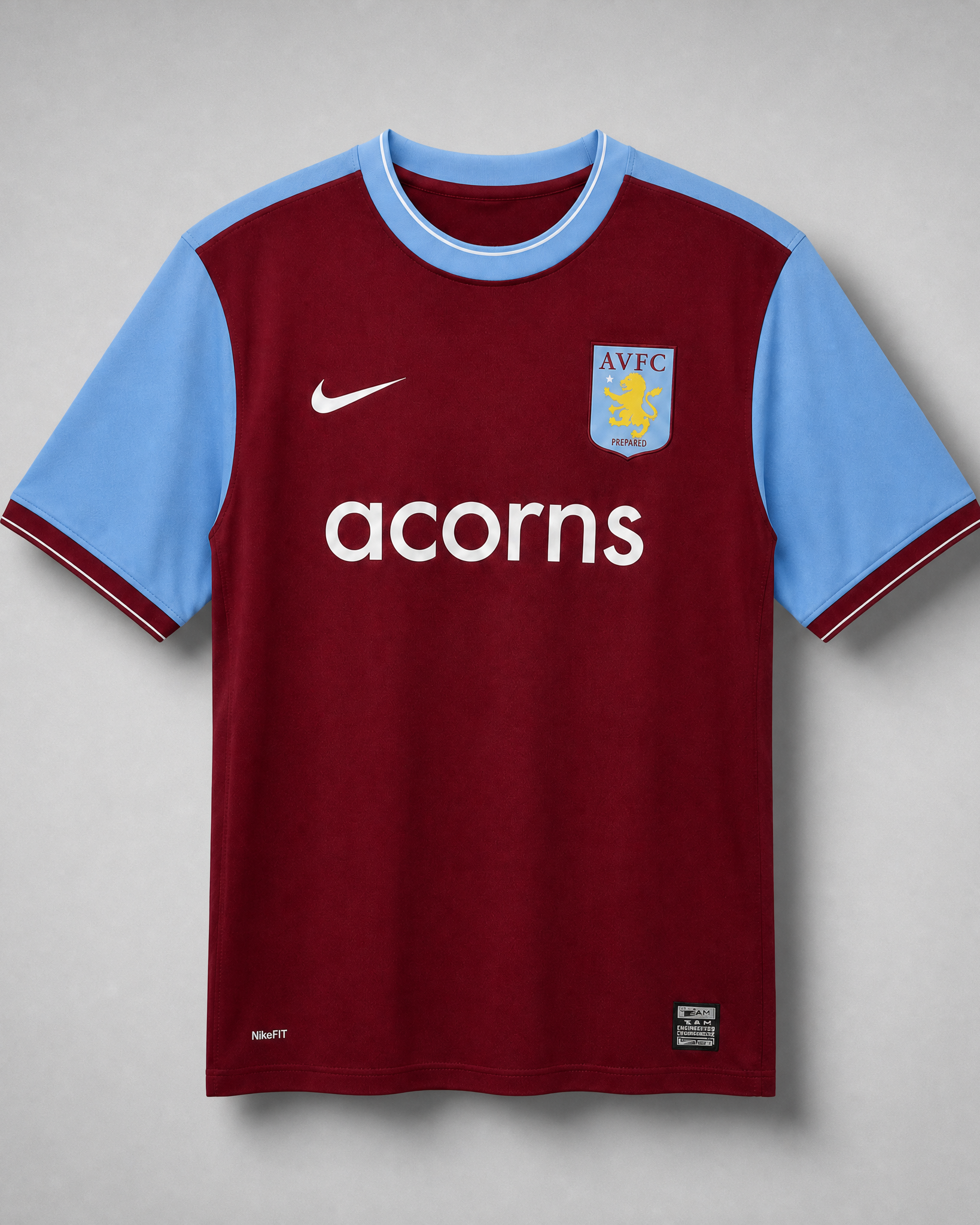 Aston Villa maglia home 2009/10 bordeaux con maniche azzurre