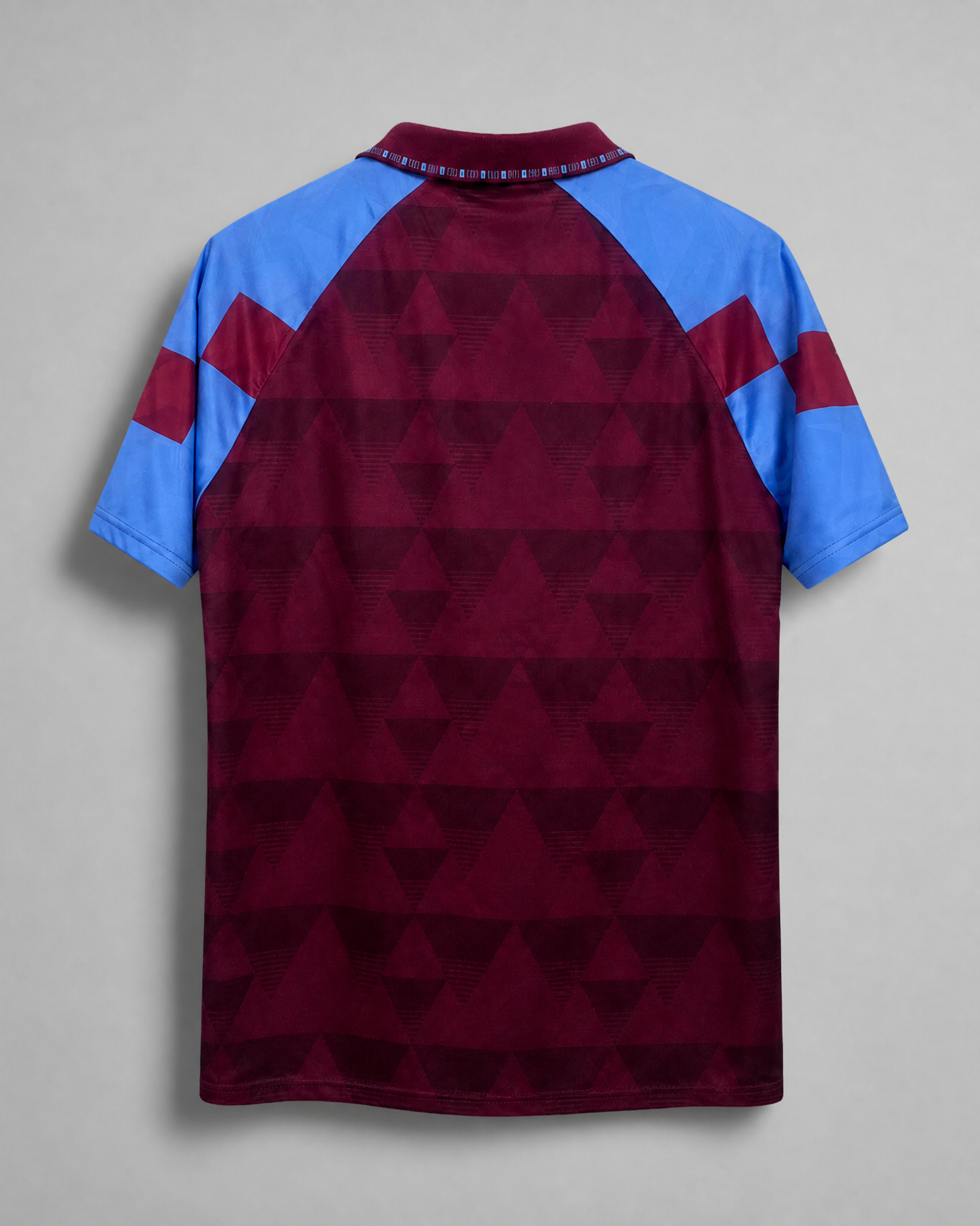 Retro Aston Villa jersey home 1990/91 vista posteriore