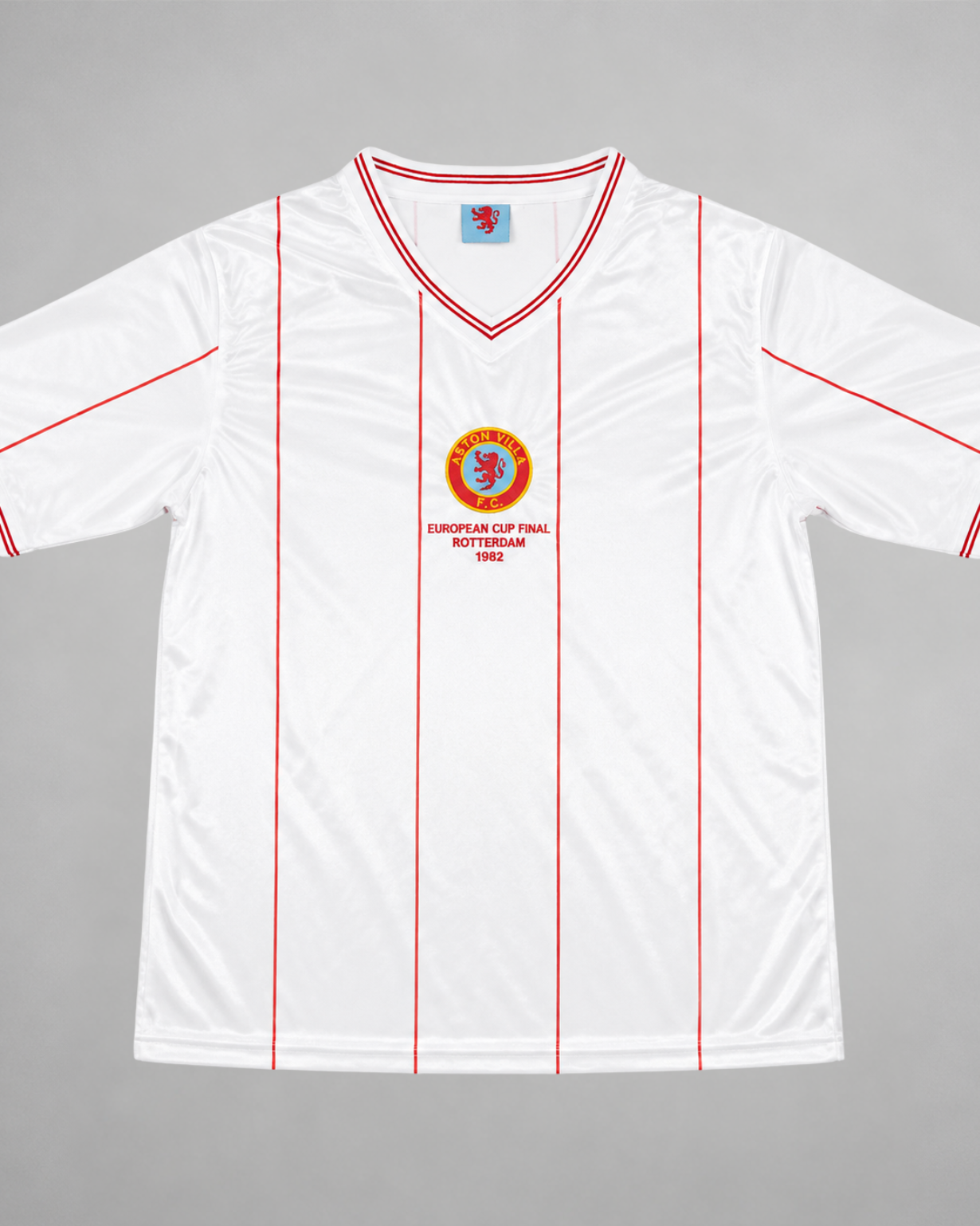 Aston Villa maglia away 1982/83 bianca vista frontale completa