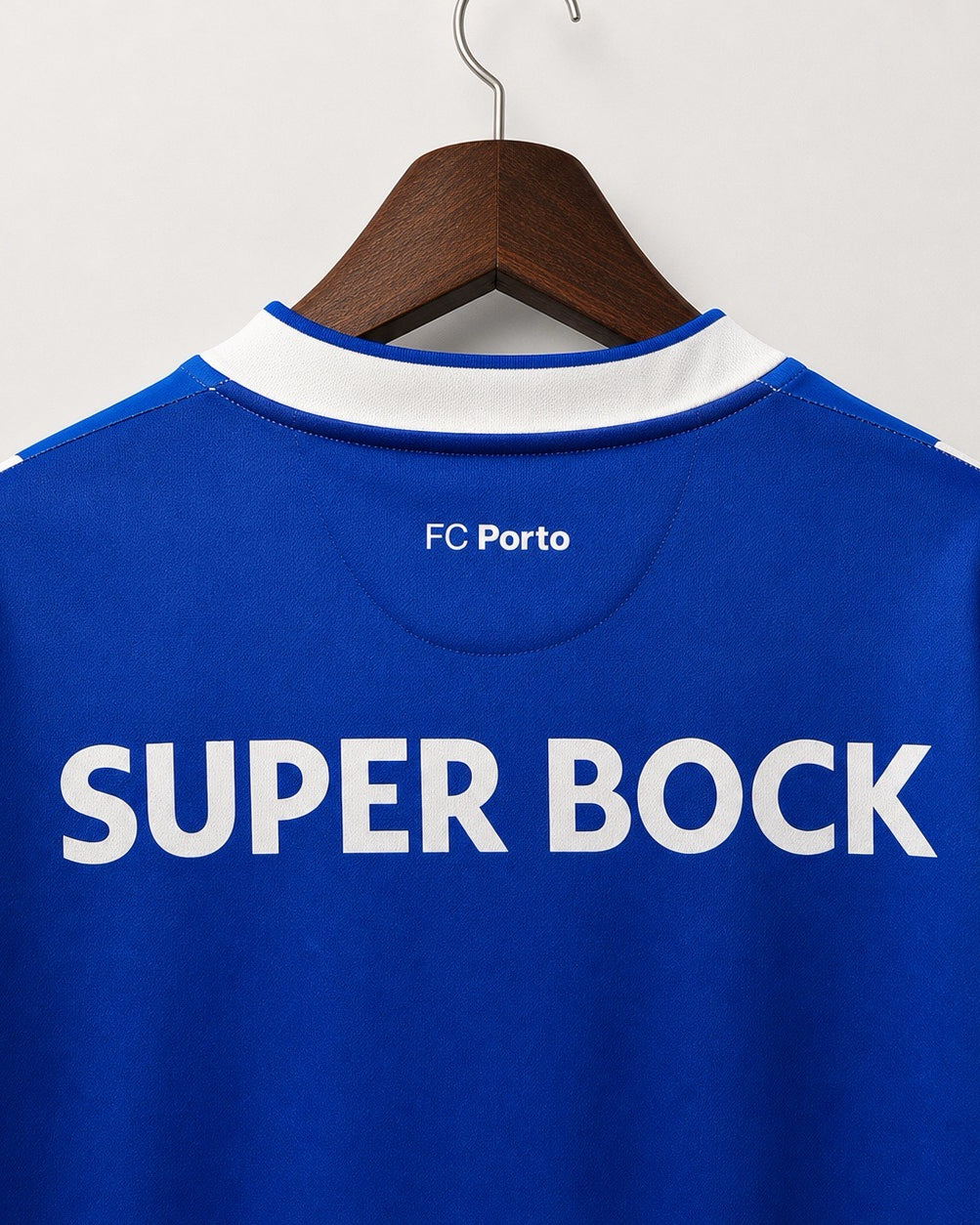 Dettaglio tessuto Porto jersey blu e bianca vintage