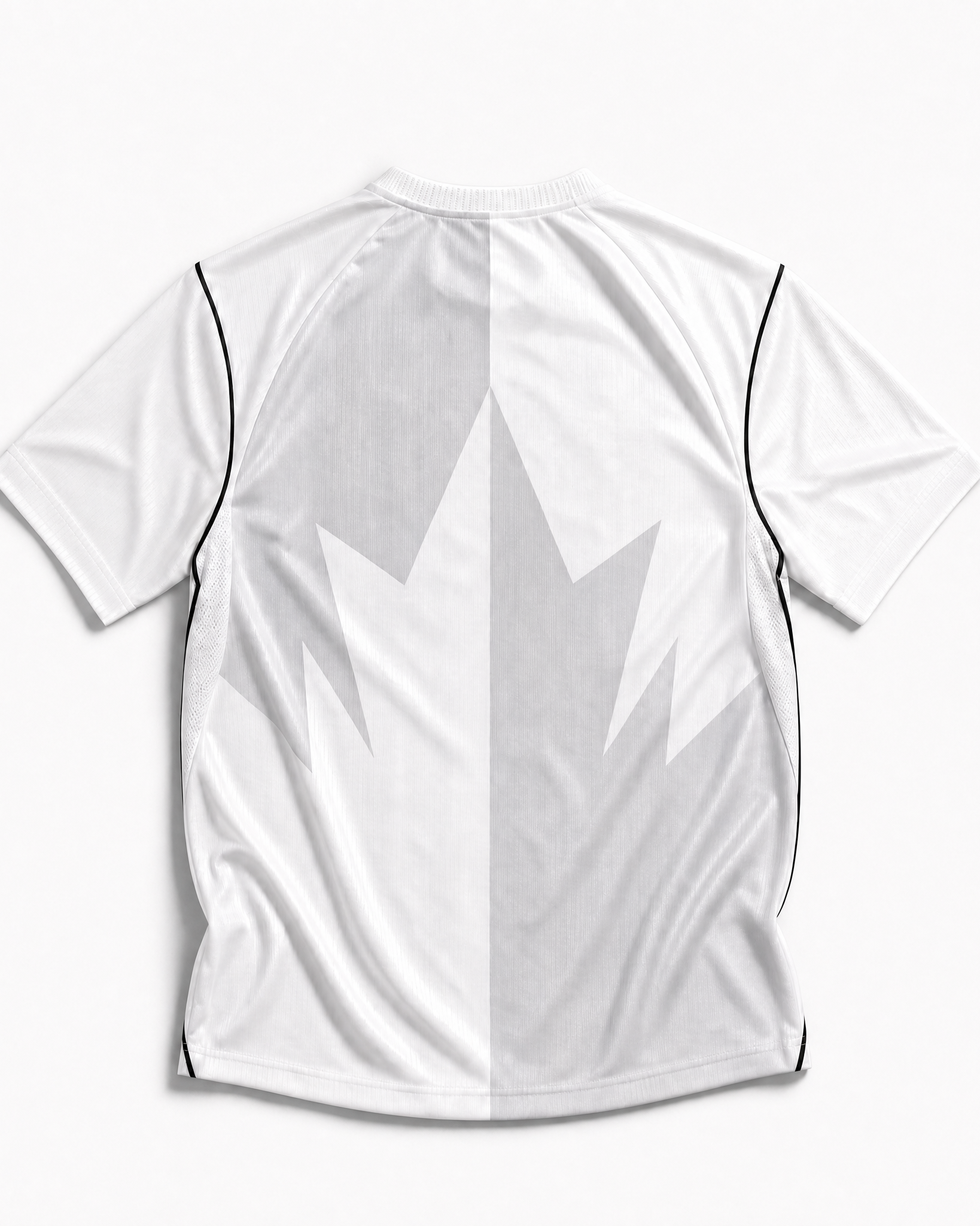 Canada Maglia Third 2026 World Cup vista posteriore bianca con dettagli grafici geometrici