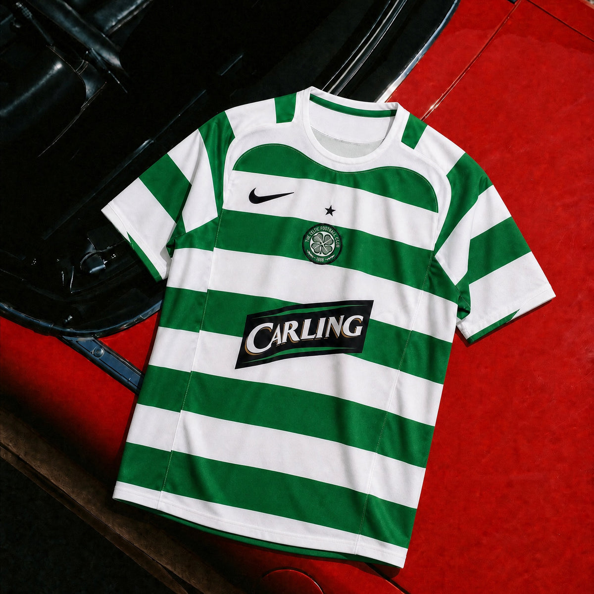 Dettaglio colletto Celtics maglia vintage anni 2000