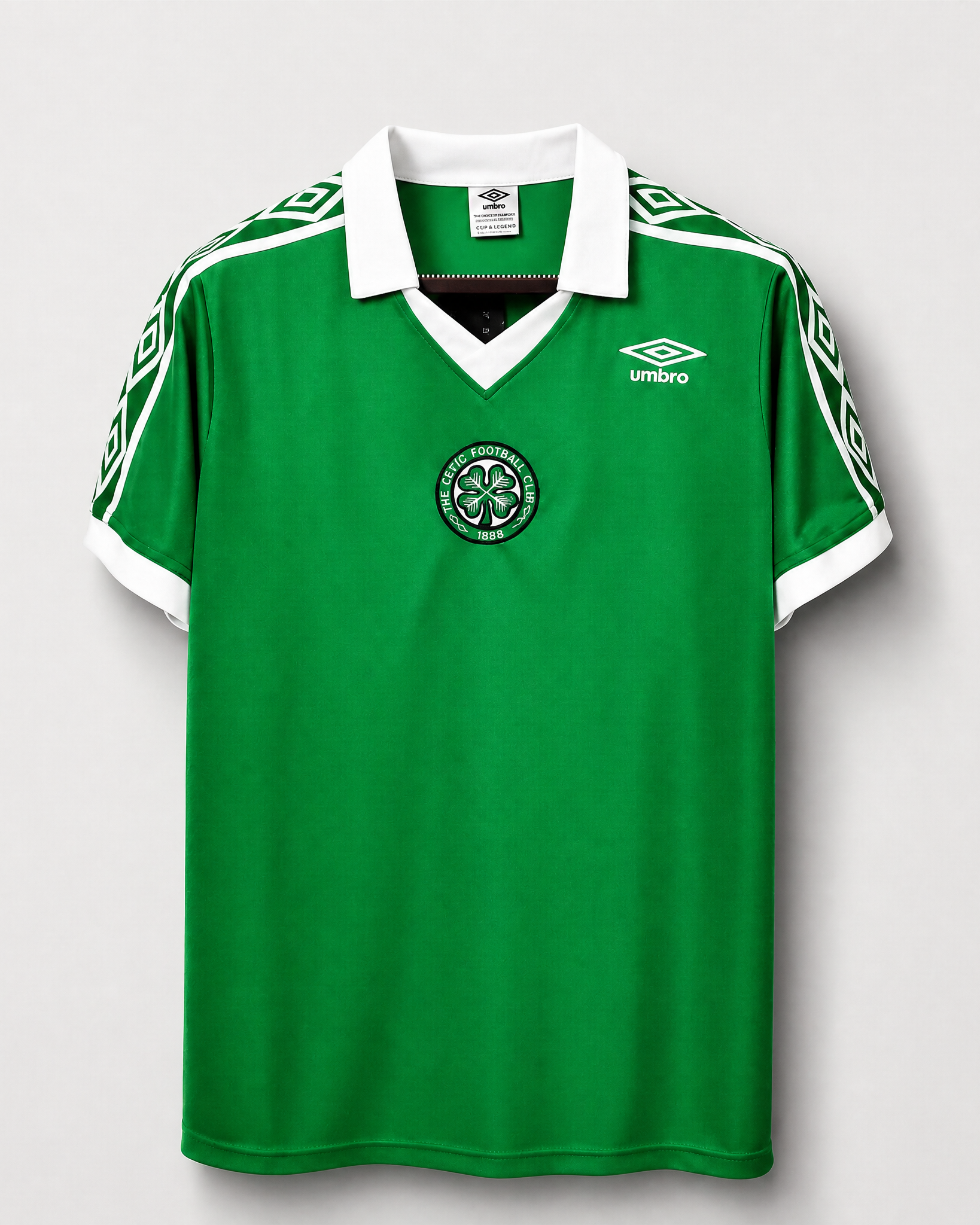 Celtics maglia home 1978/80 verde vintage con colletto bianco