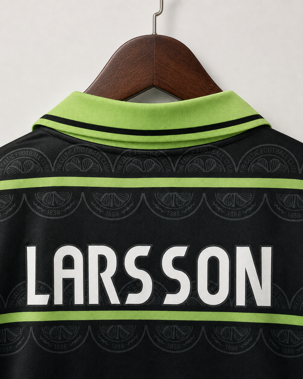 Celtics jersey away 90 design nero e verde anni