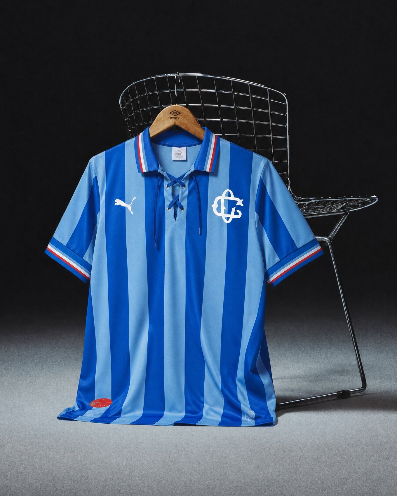 Chivas maglia vintage 2016 Home con design a strisce verticali