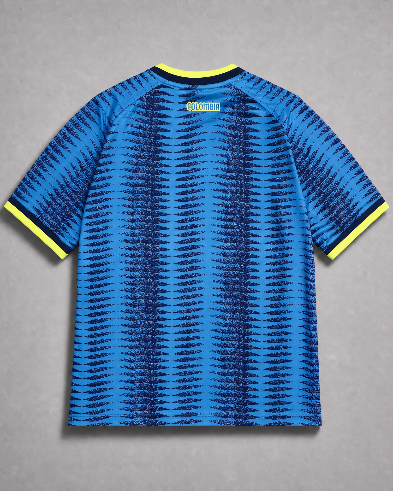 Colombia away 2026 jersey retro colore azzurro dettagli tono su tono