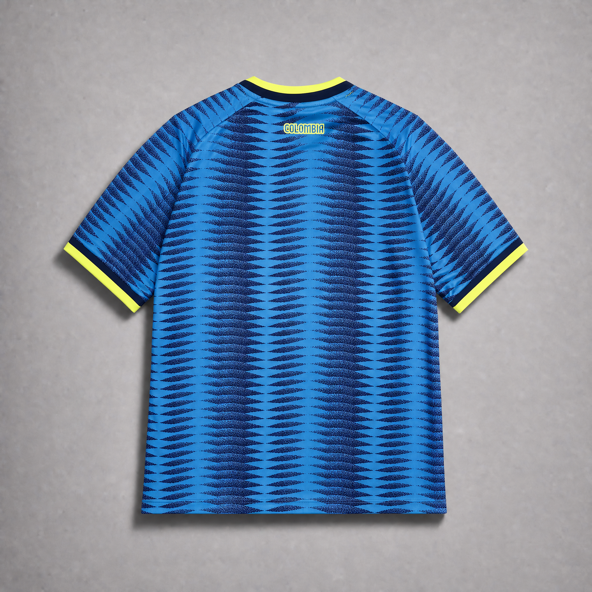 Colombia away 2026 jersey retro colore azzurro dettagli tono su tono