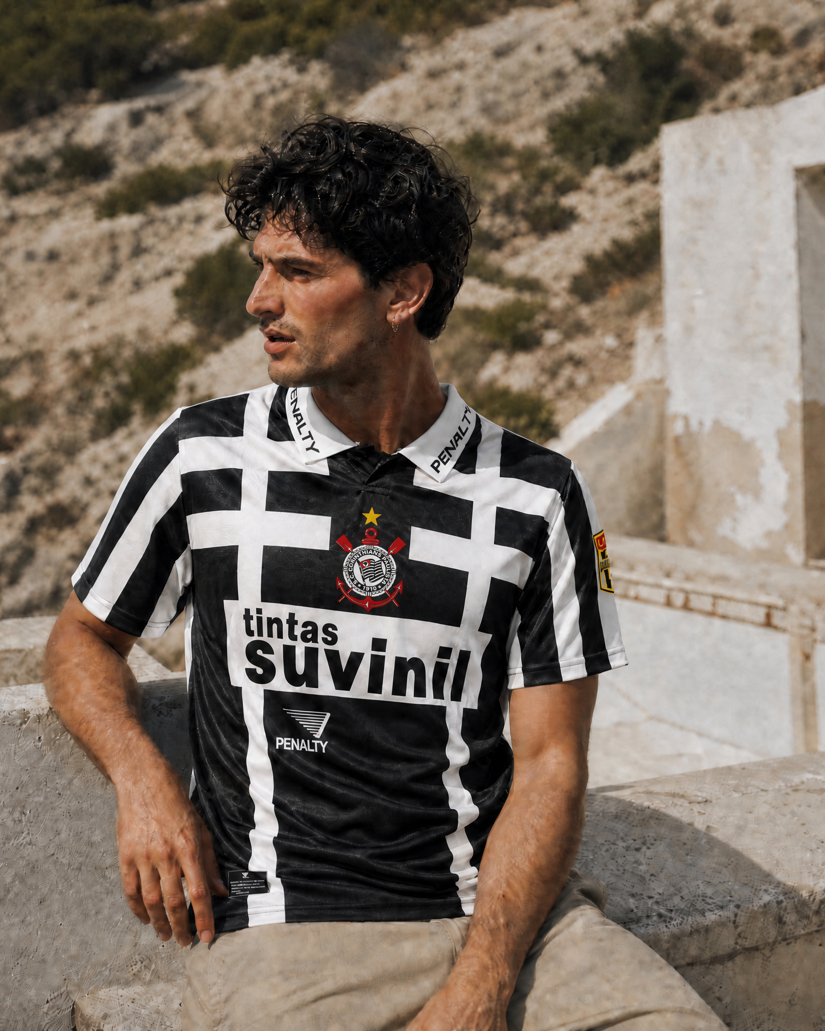 Corinthians Maglia Away 1995/96 vista posteriore
