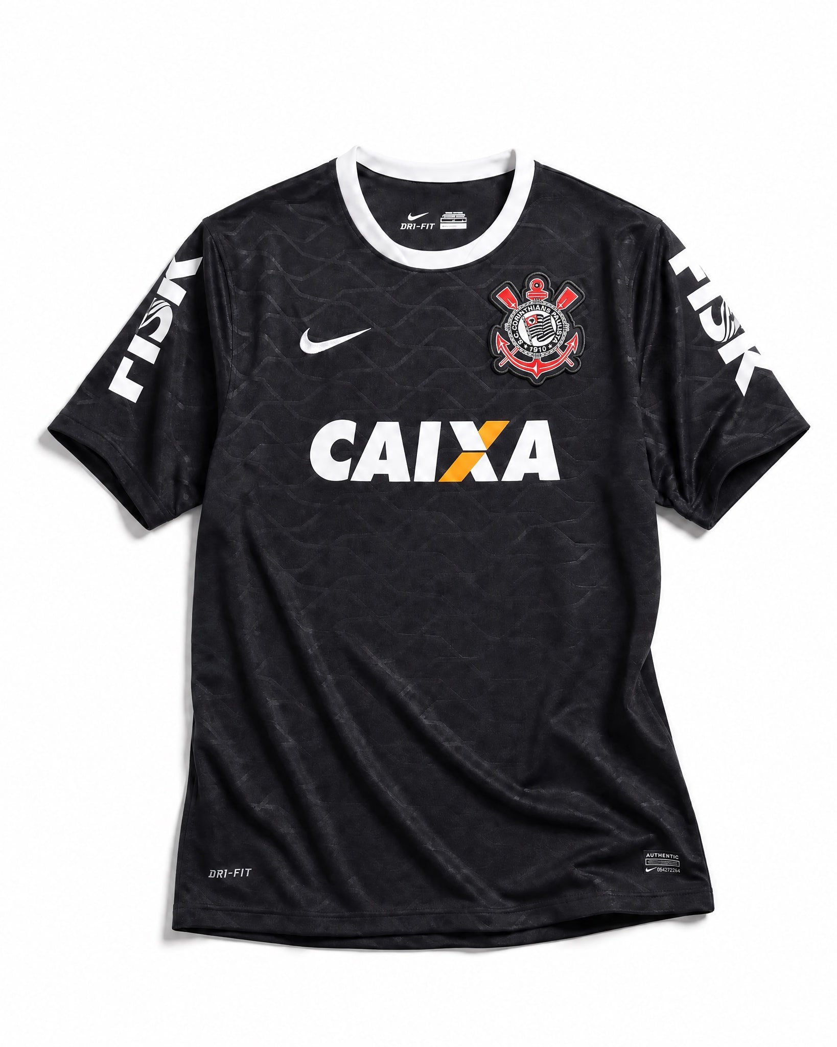 Corinthians Maglia Away 2012 nera vista frontale