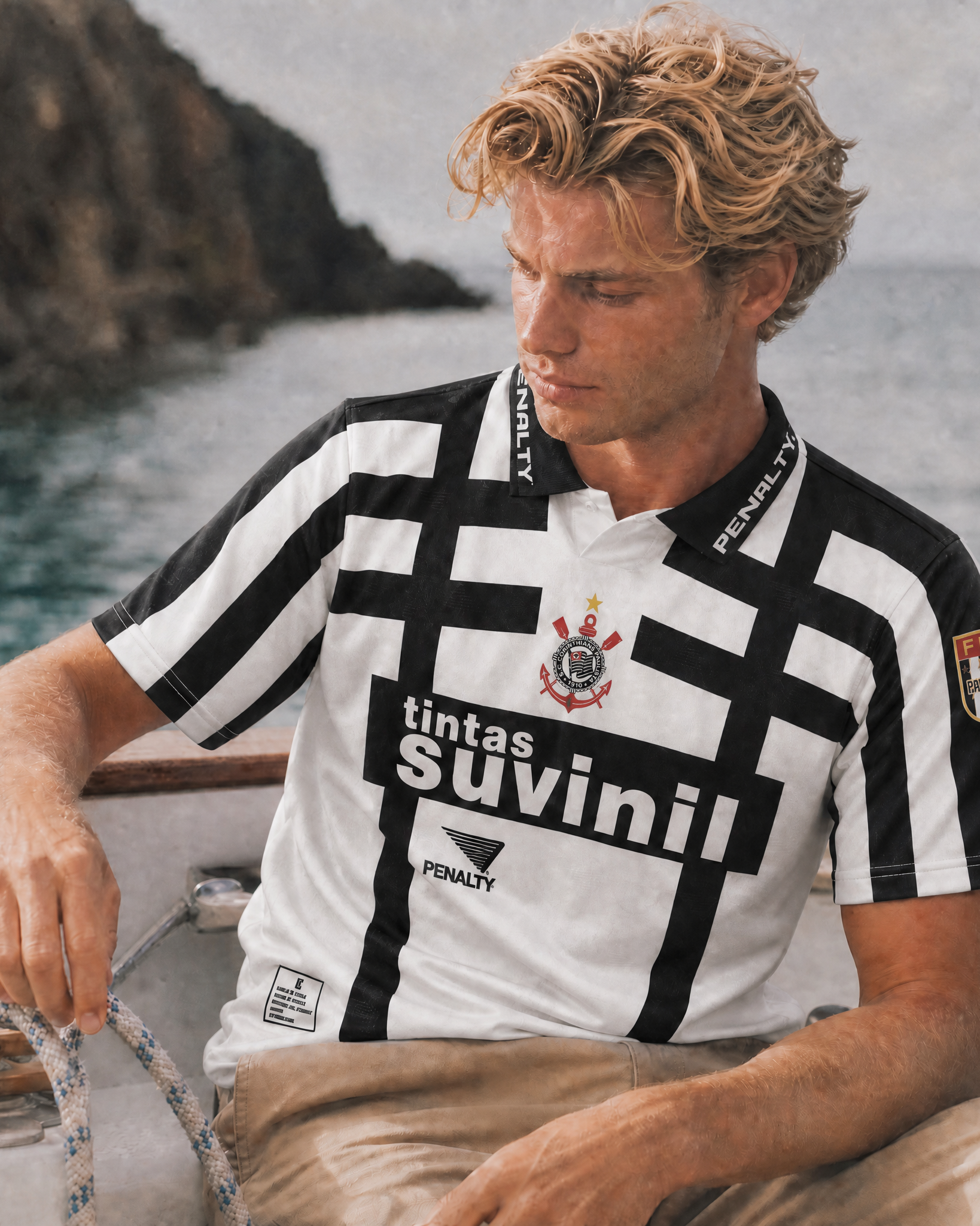 Corinthians Maglia Home 1995/96 vista posteriore