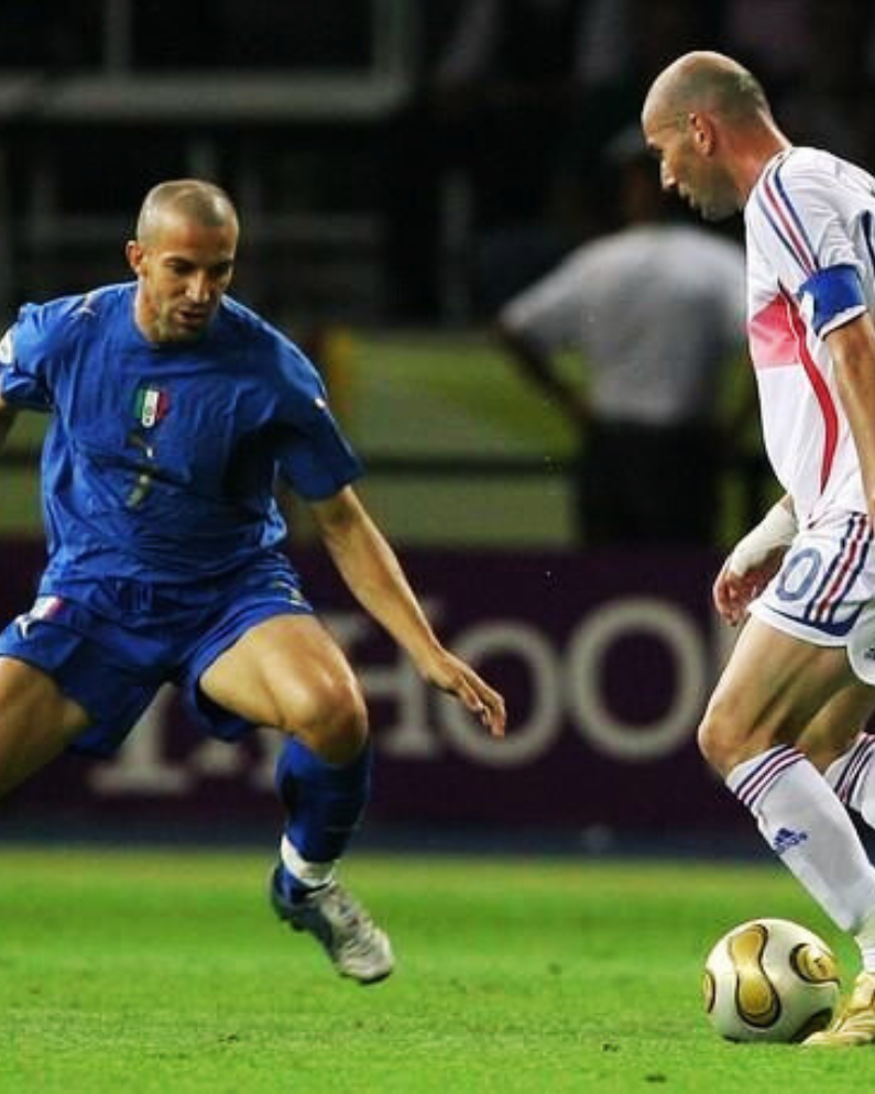 Del piero Maglia Italia 2006 retro in campo