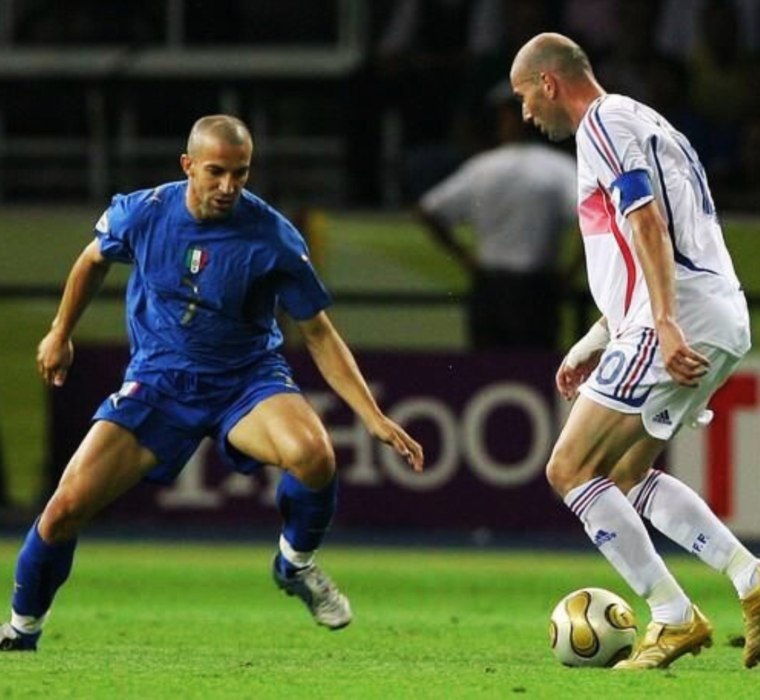 Del piero Maglia Italia 2006 retro in campo