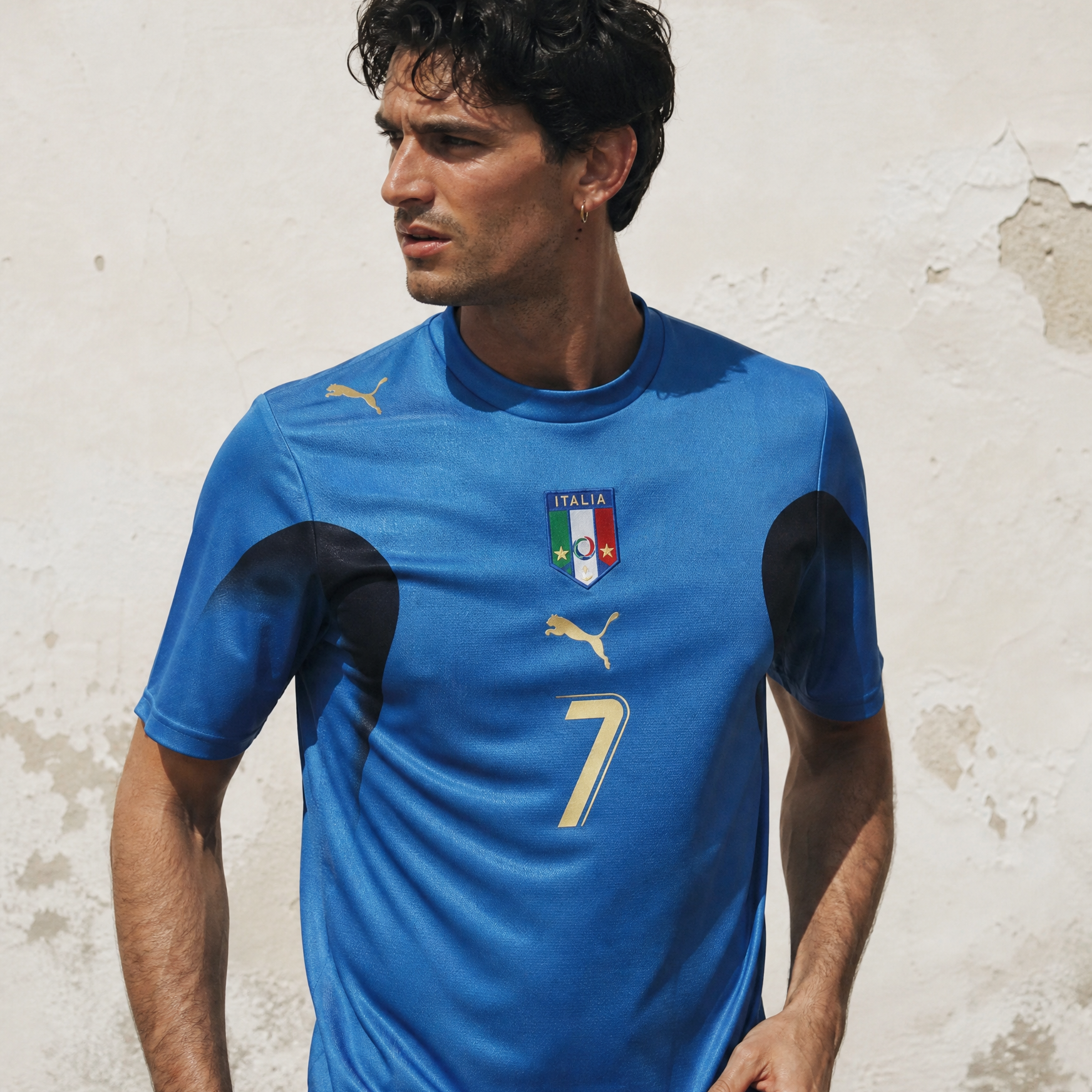 Del piero Maglia Italia 2006 retro in campo