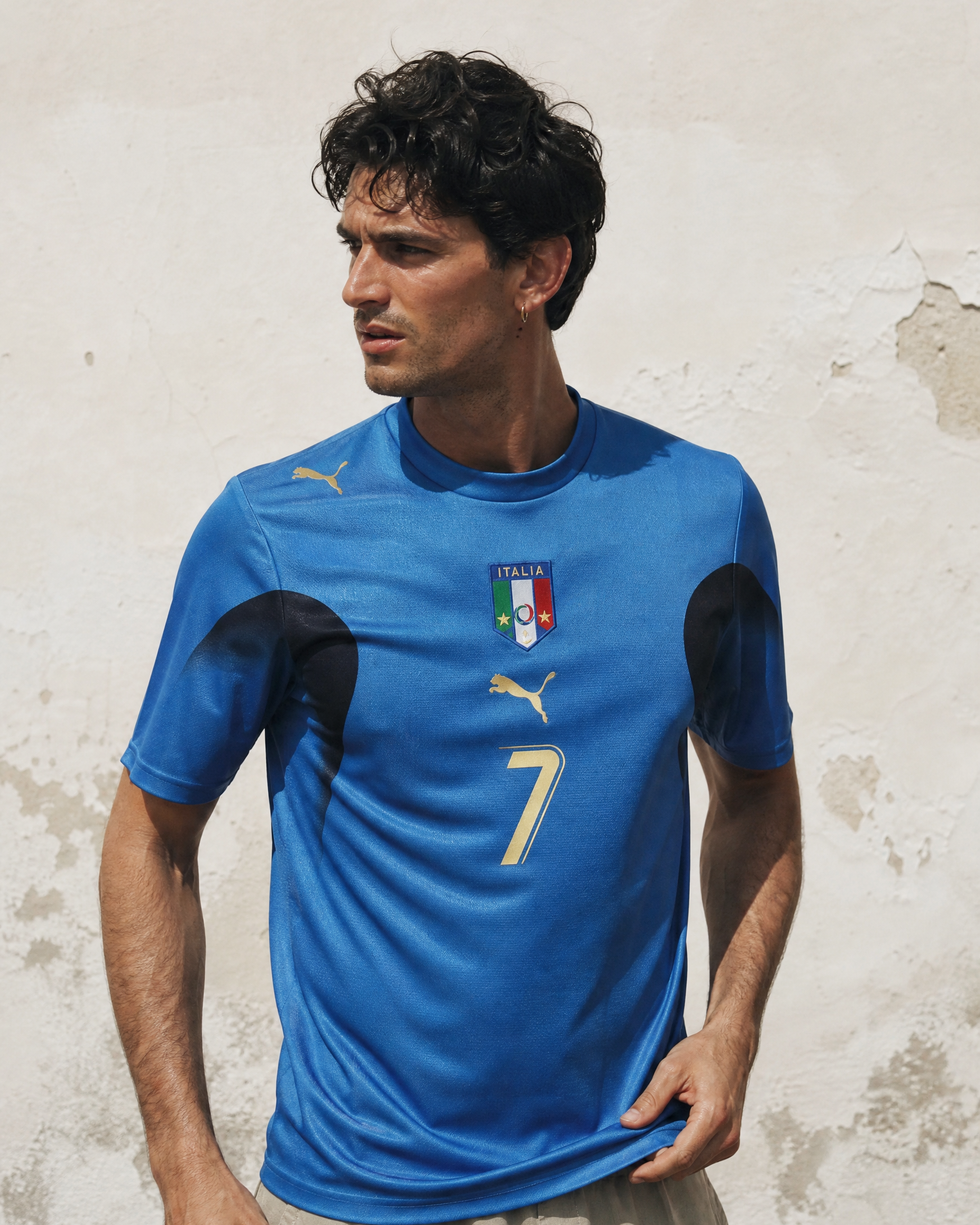 Del piero Maglia Italia 2006 retro in campo