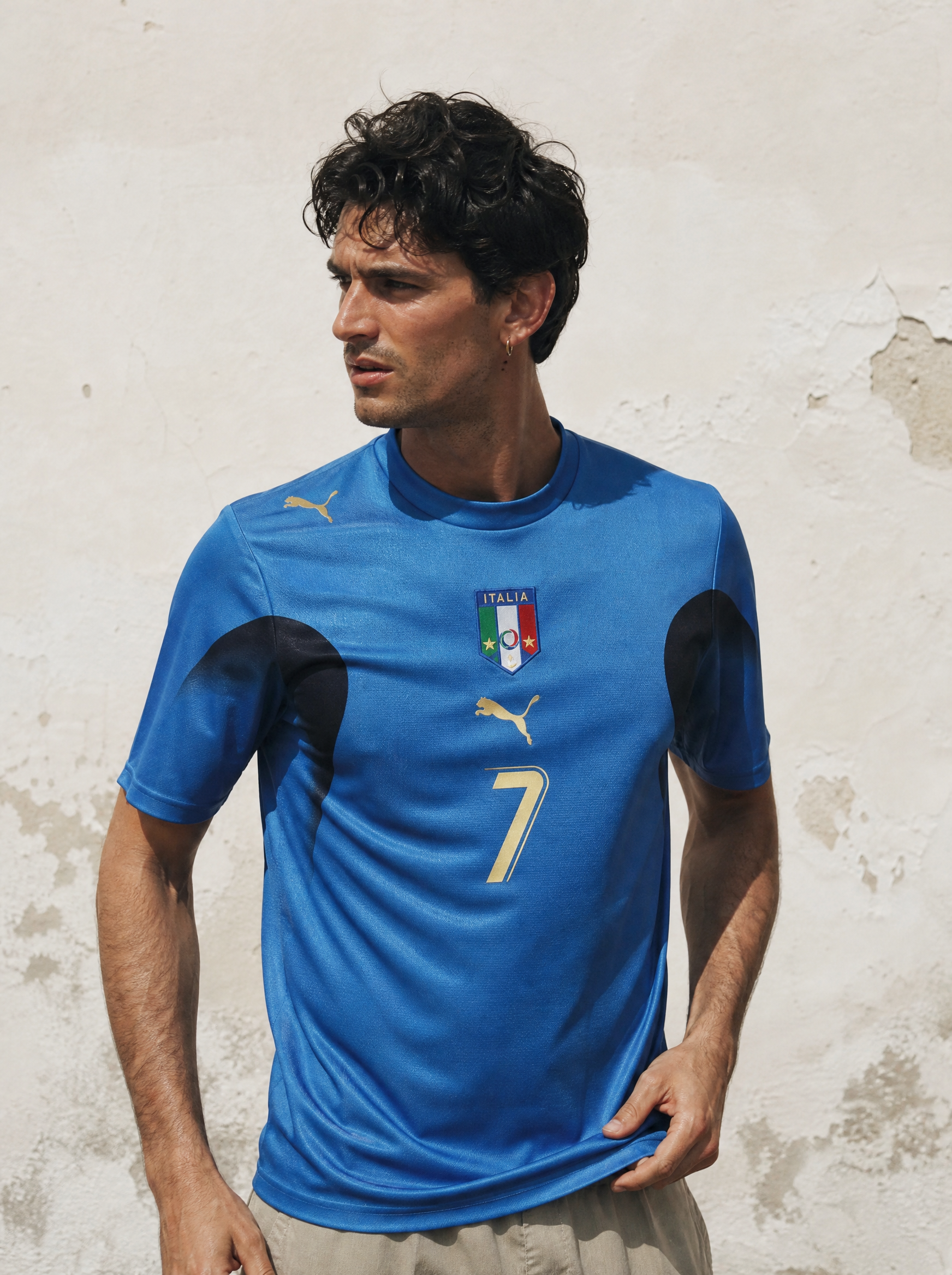 Del piero Maglia Italia 2006 retro in campo