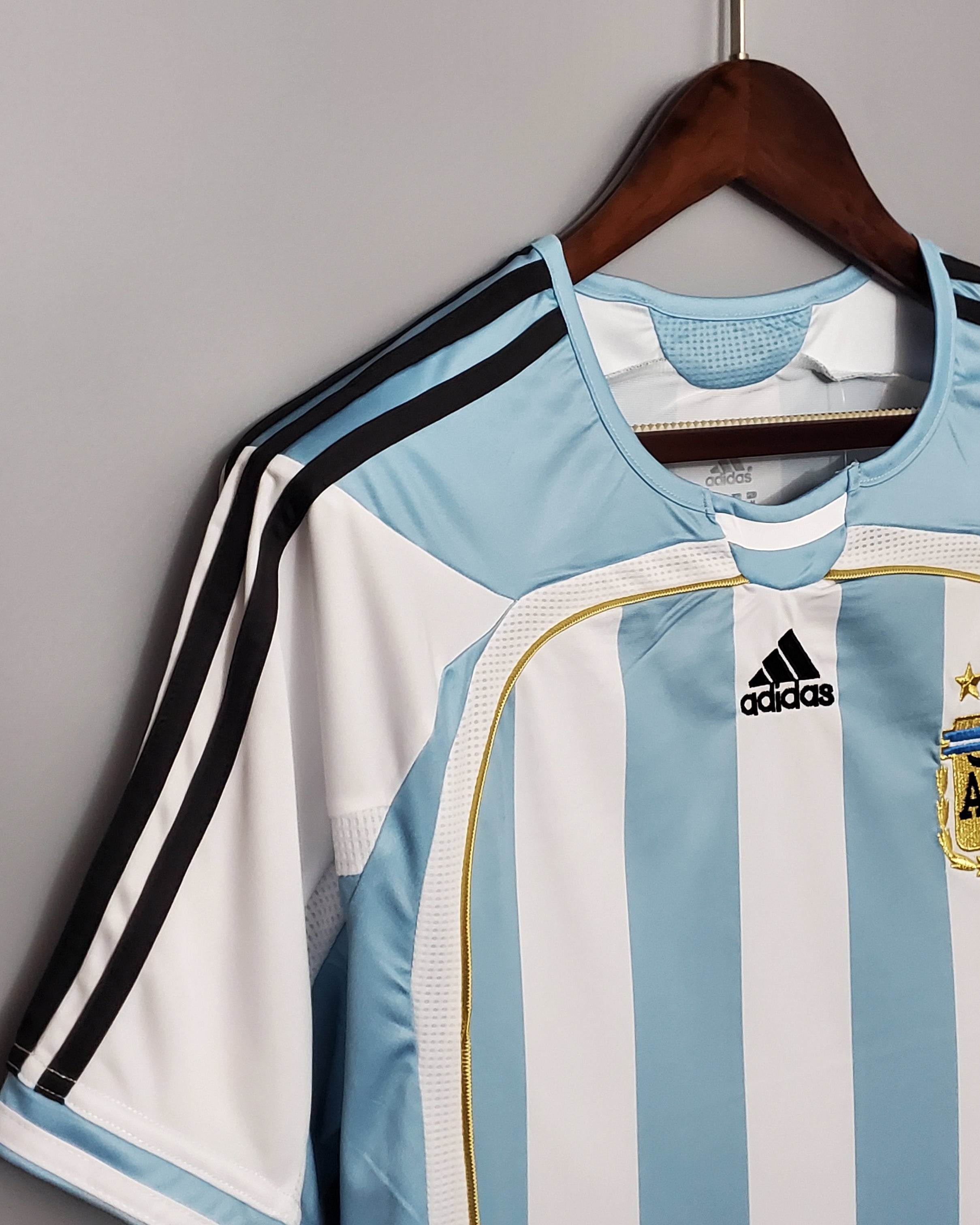 Dettaglio tessuto maglia Argentina 2006 Adidas