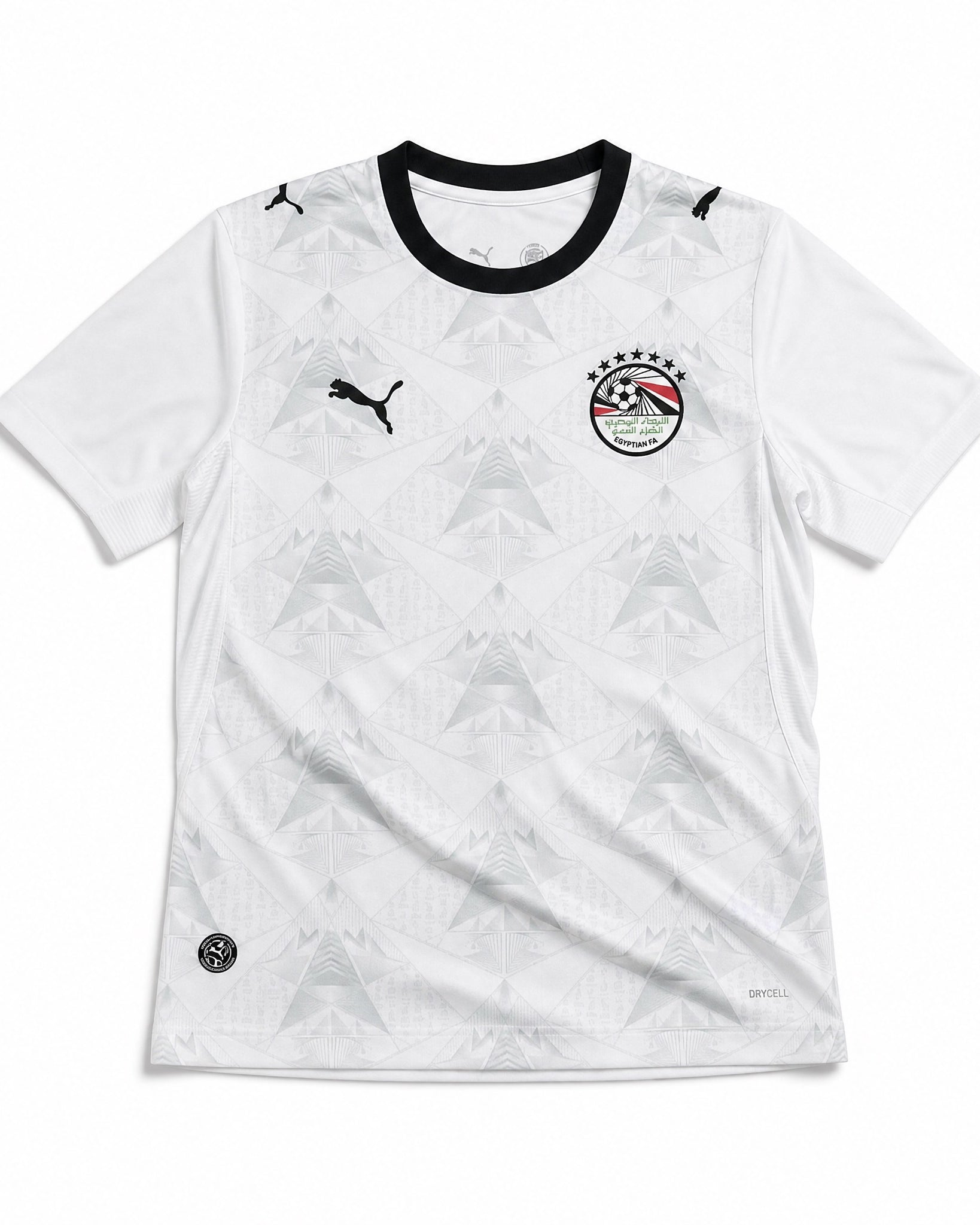 Maglia Egitto Away 2026 World Cup bianca vista frontale