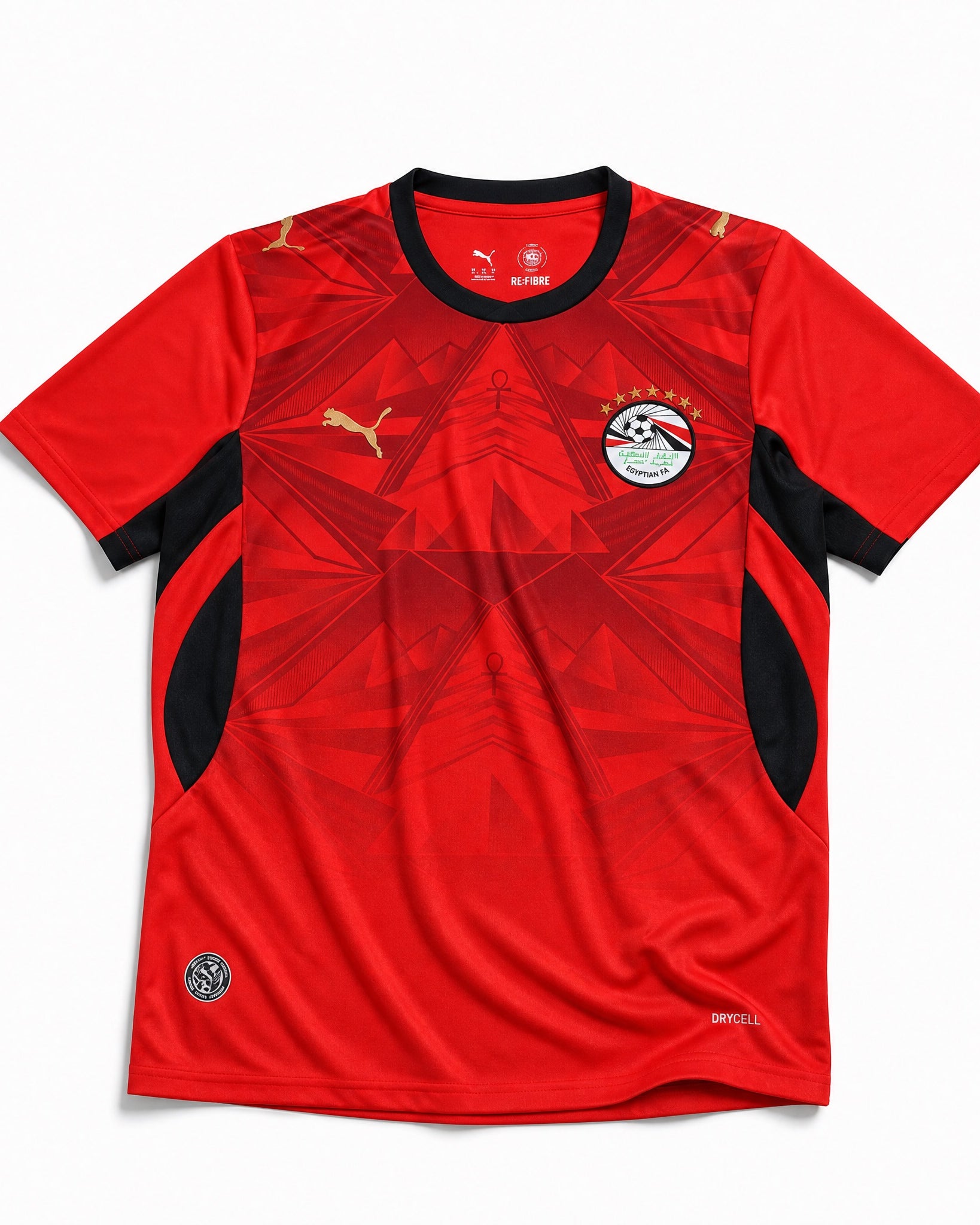Maglia Egitto Home 2026 World Cup rossa vista frontale
