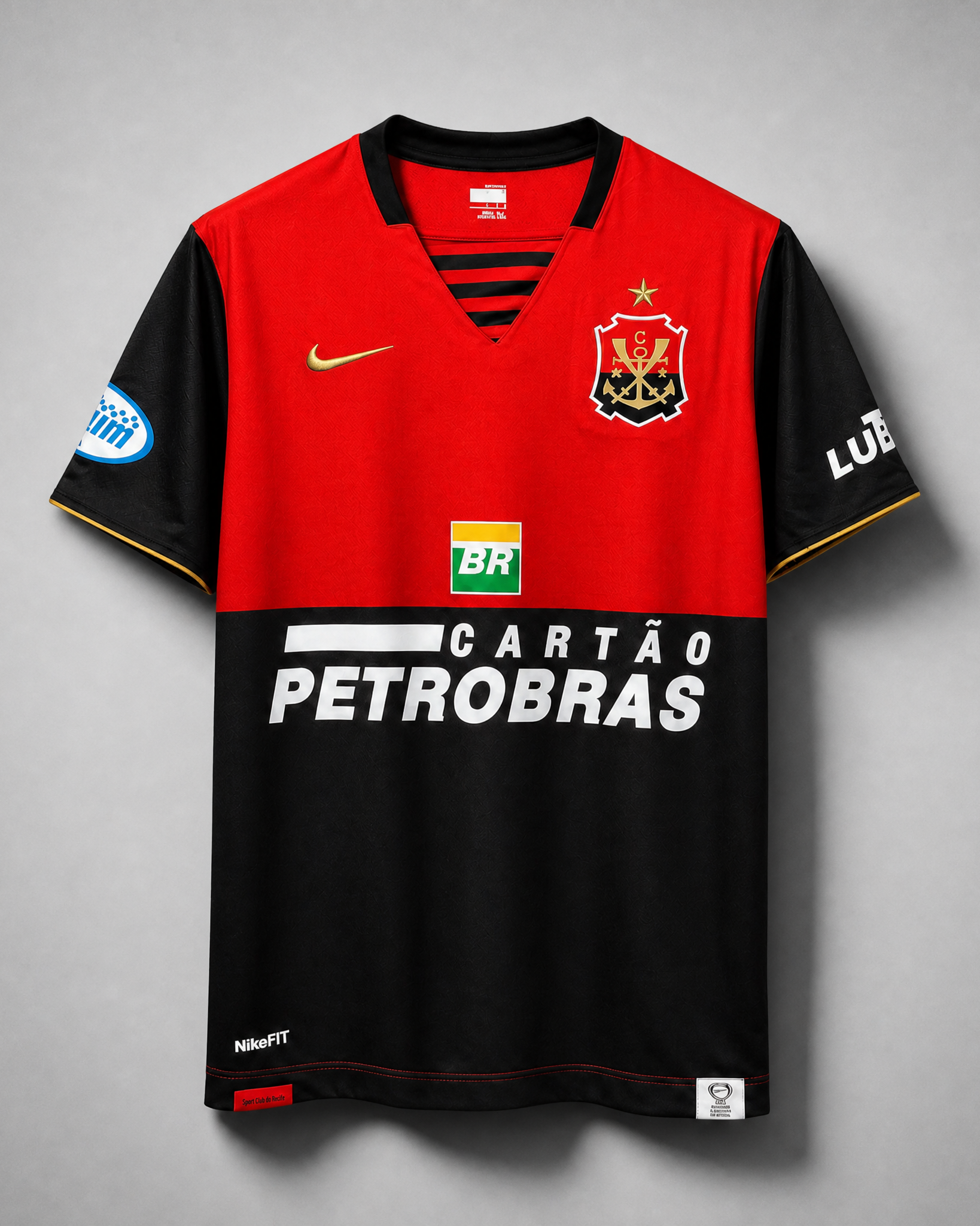 Flamengo maglia home 2007/08 rosso nera stile vintage