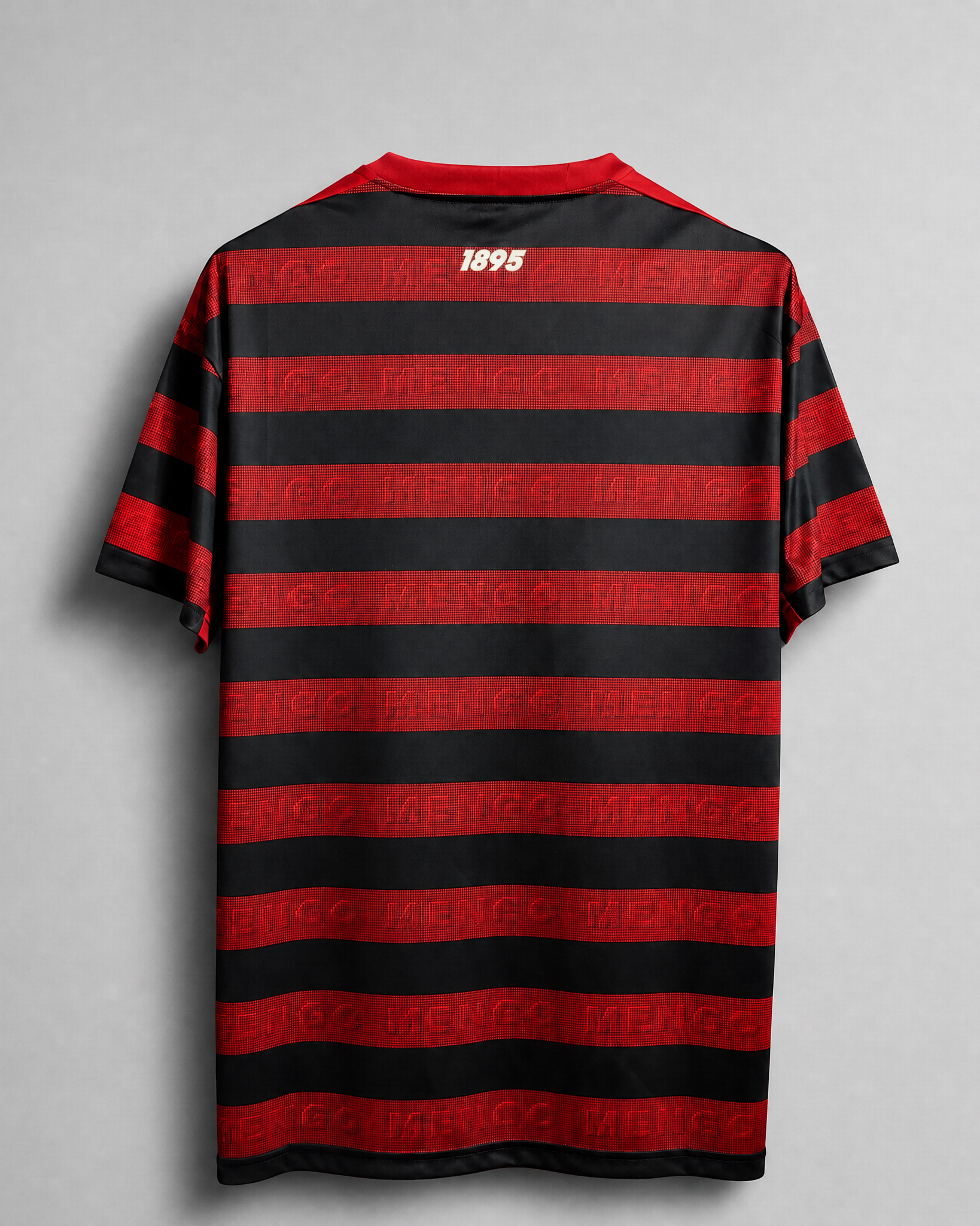 Flamengo maglia home 2018/19 rosso nera stile moderno rétro