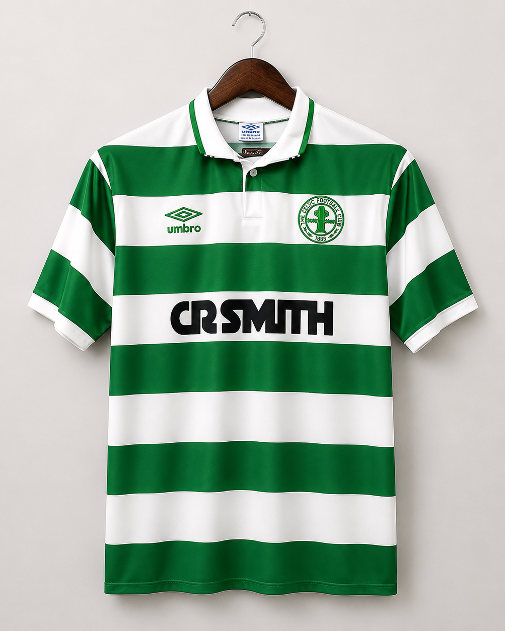 Celtics maglia home 1987/89 verde e bianca stile rétro