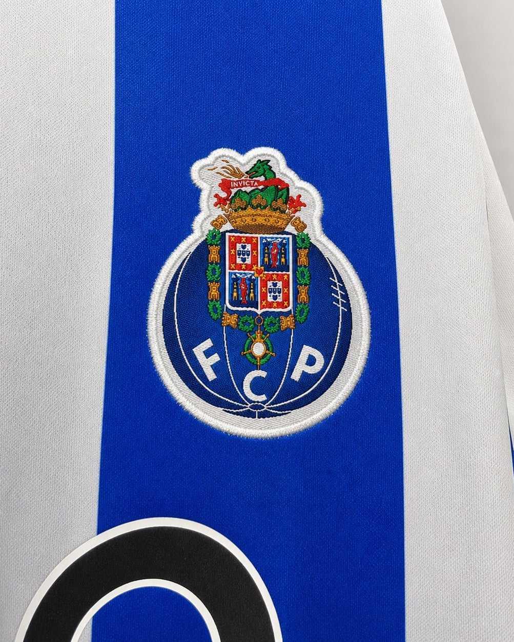 Dettaglio frontale Porto maglia calcio 2017/18 vintage