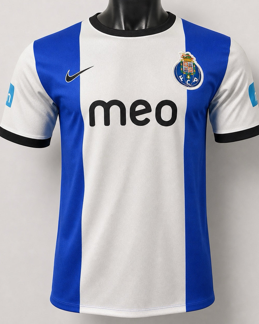 Porto maglia home 2012/13 vintage con dettagli blu e bianchi