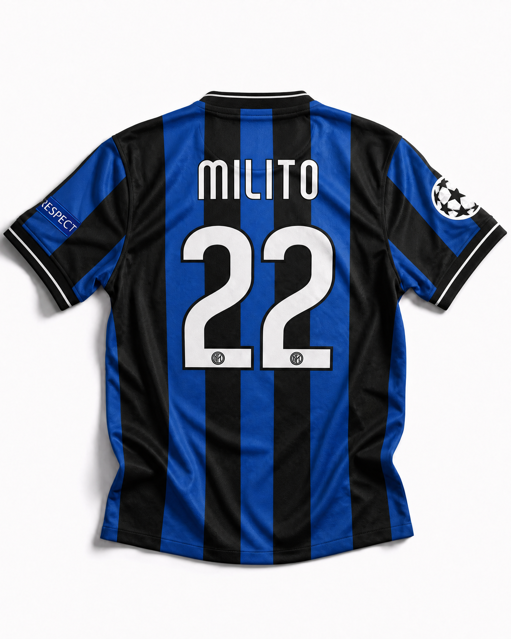 Inter finale Champions League 2010 con maglia home nerazzurra