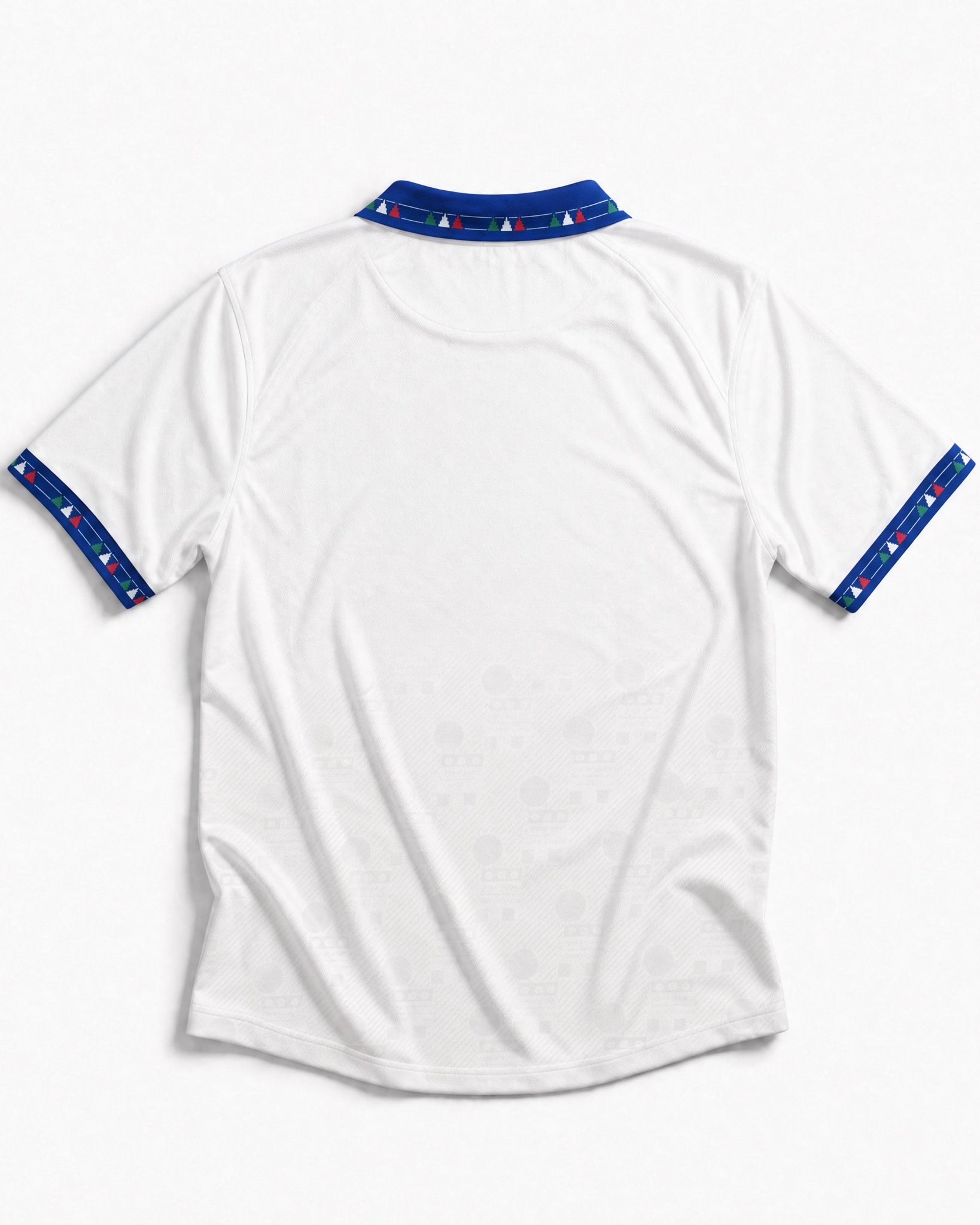 Retro maglia bianca Italia 1994 Baggio numero 10 blu con font originale.