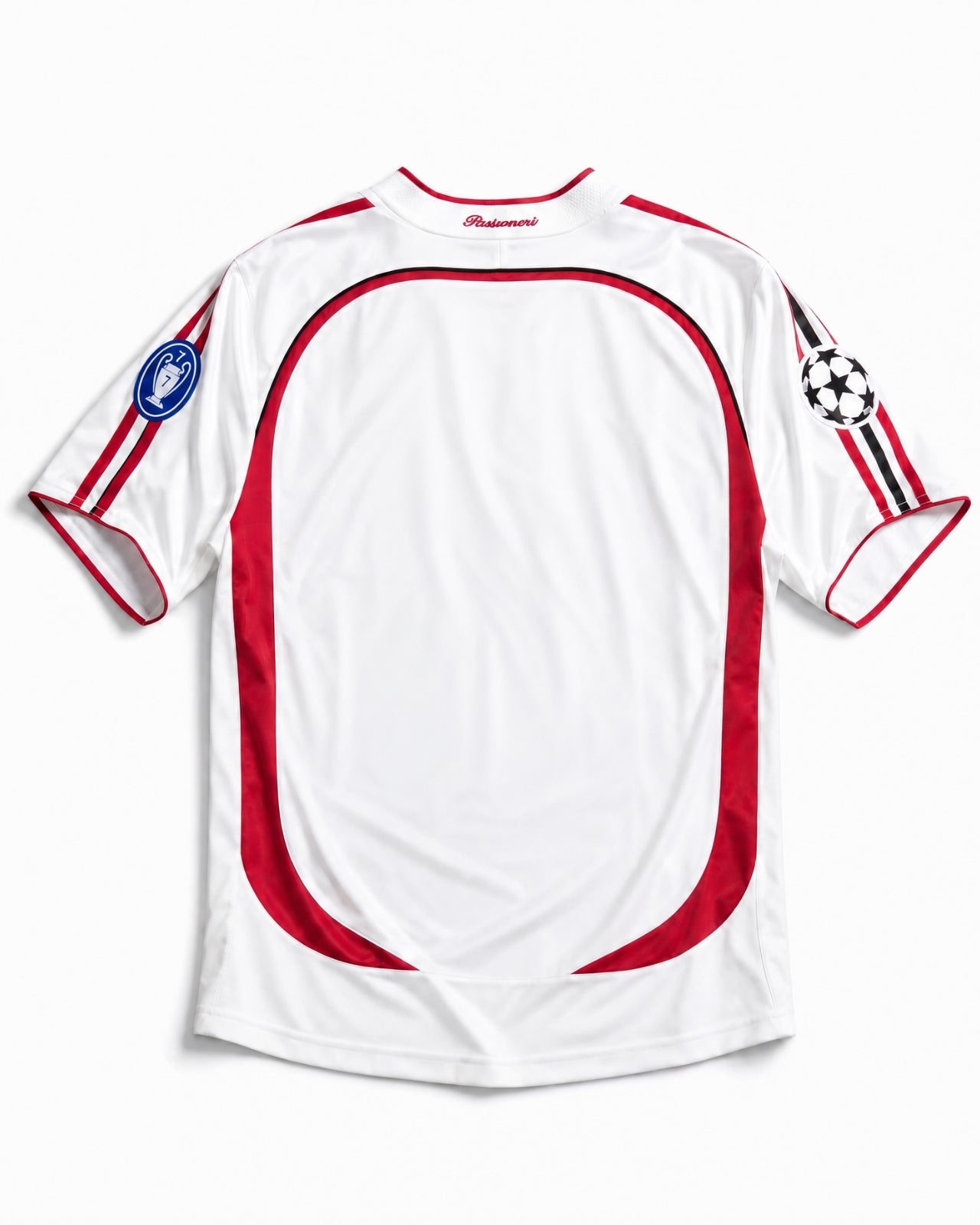 Maglia Milan Away 2006/07 vista frontale bianca con sponsor bwin