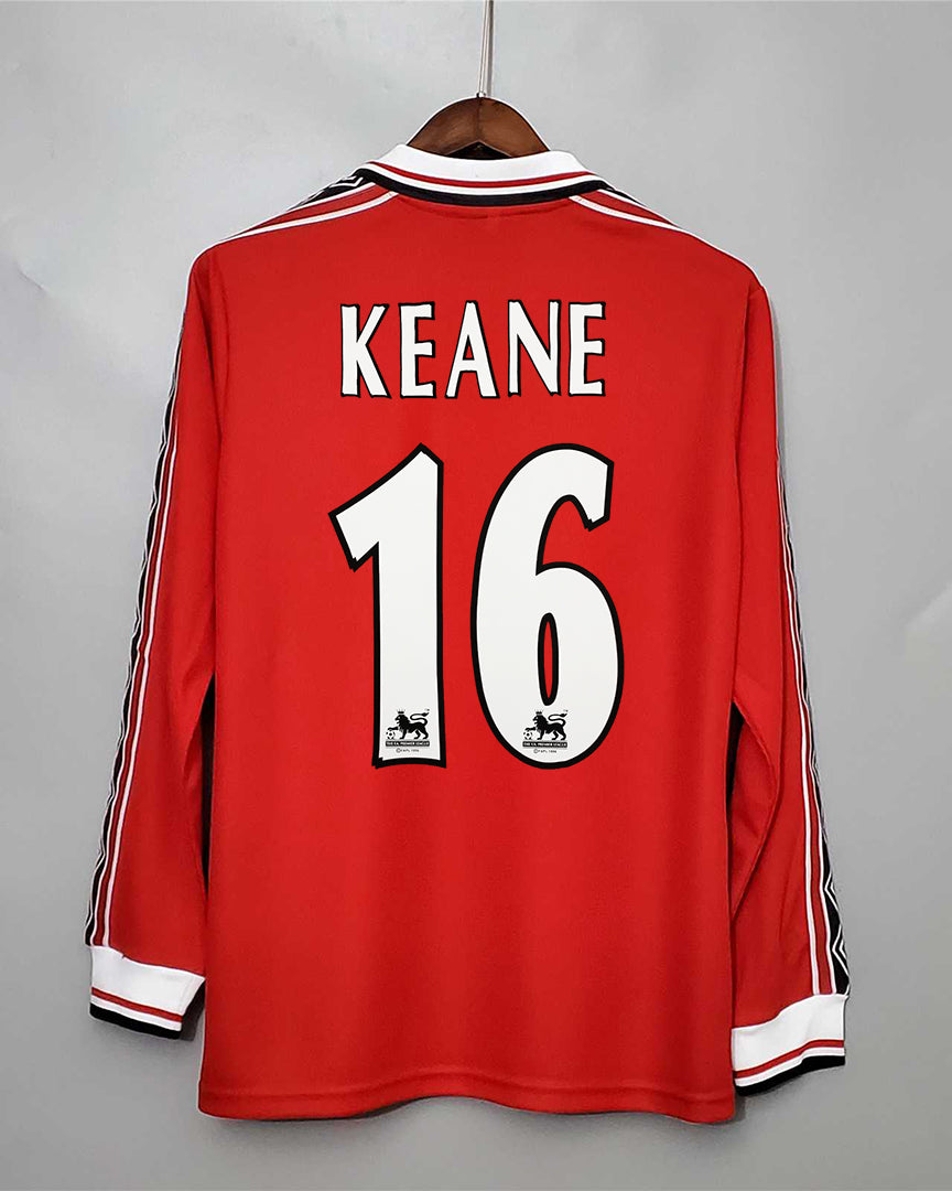 Keane Maglia Manchester United 1998/99 long sleeve retro vista posteriore