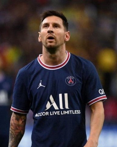 Lionel Messi PSG 2021/22 maglia home numero 30 in campo