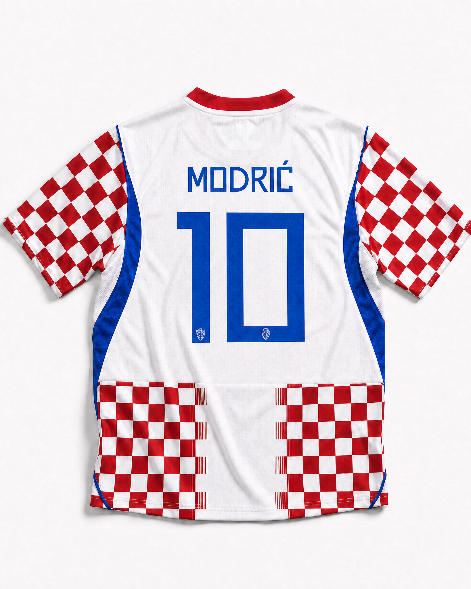 dettaglio maglia Croazia 2026 Home texture moderna e simbolo nazionale