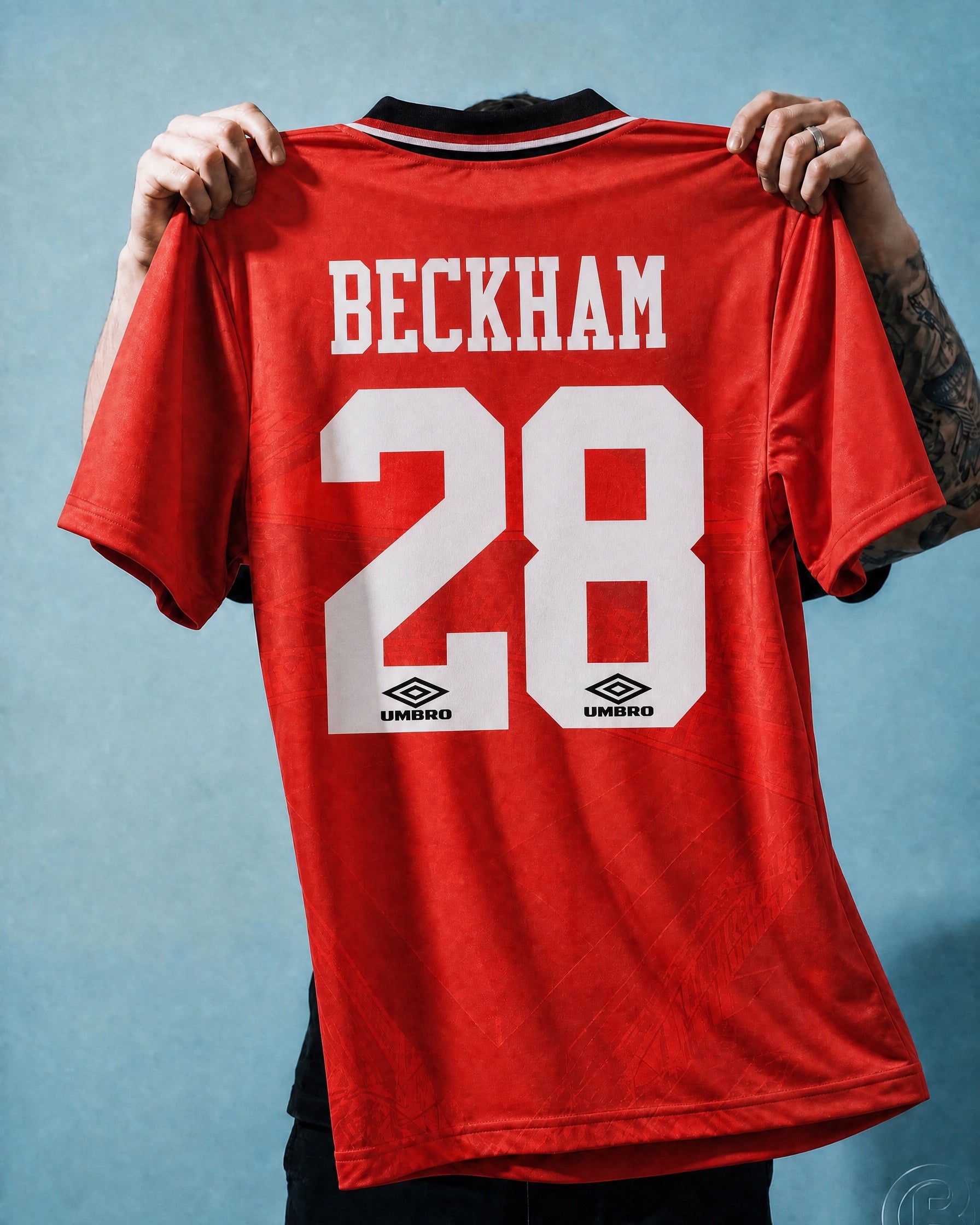 Maglia Beckham Manchester United 1994/95 con nome e numero 28