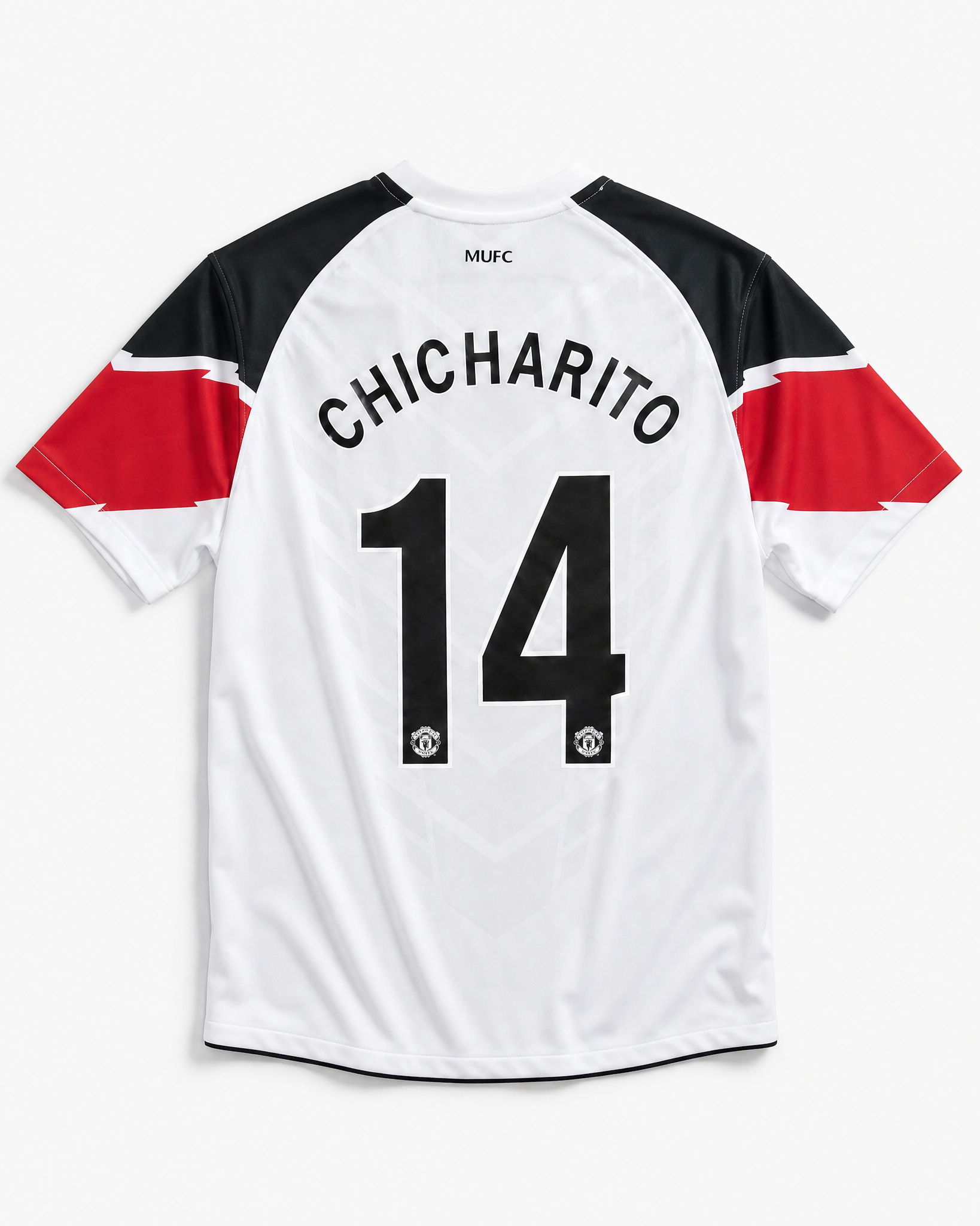 Maglia Chicharito Manchester United Away 2010/11 vista posteriore con numero 14