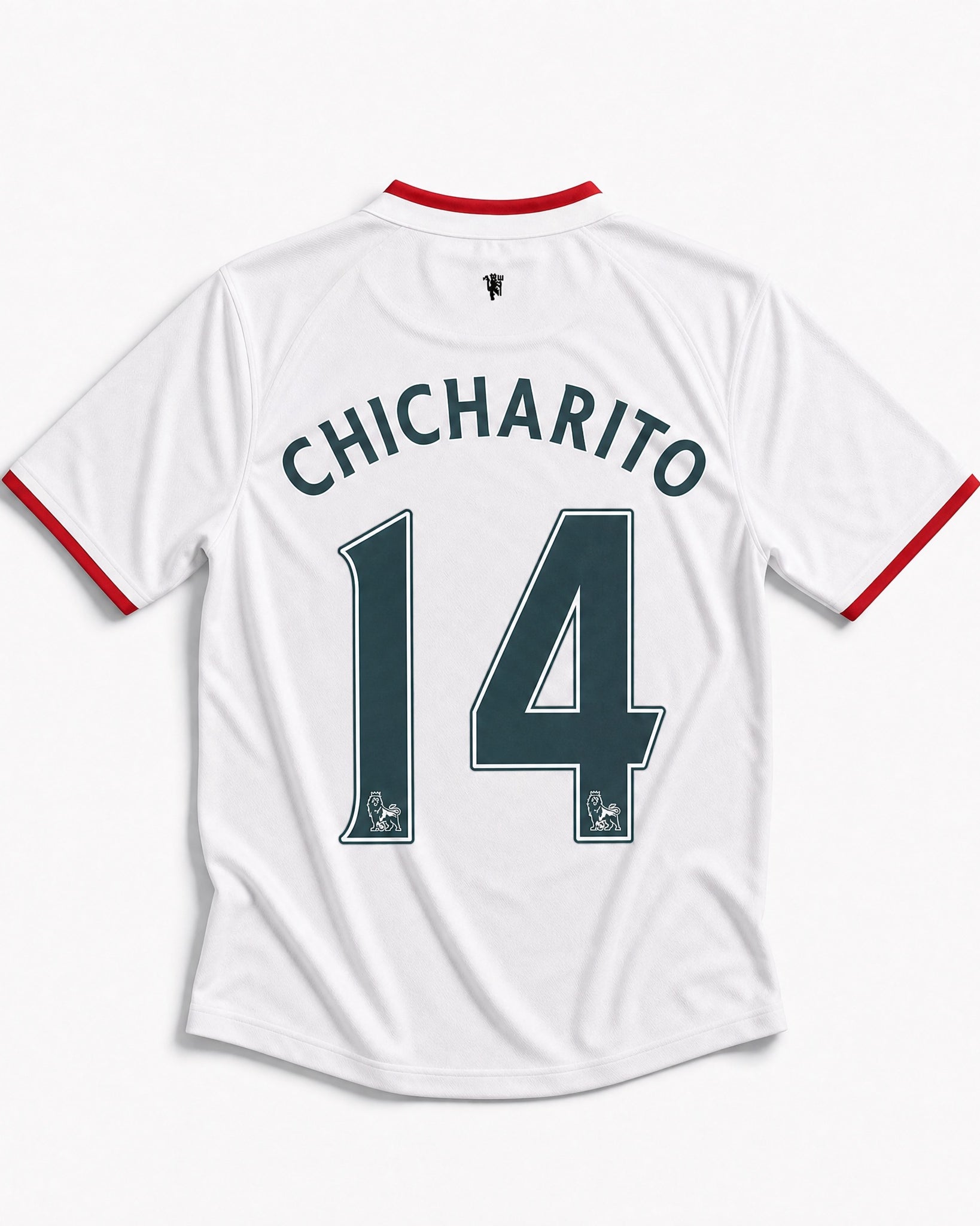 Maglia Chicharito Manchester United Away 2013/14 vista posteriore con numero 14