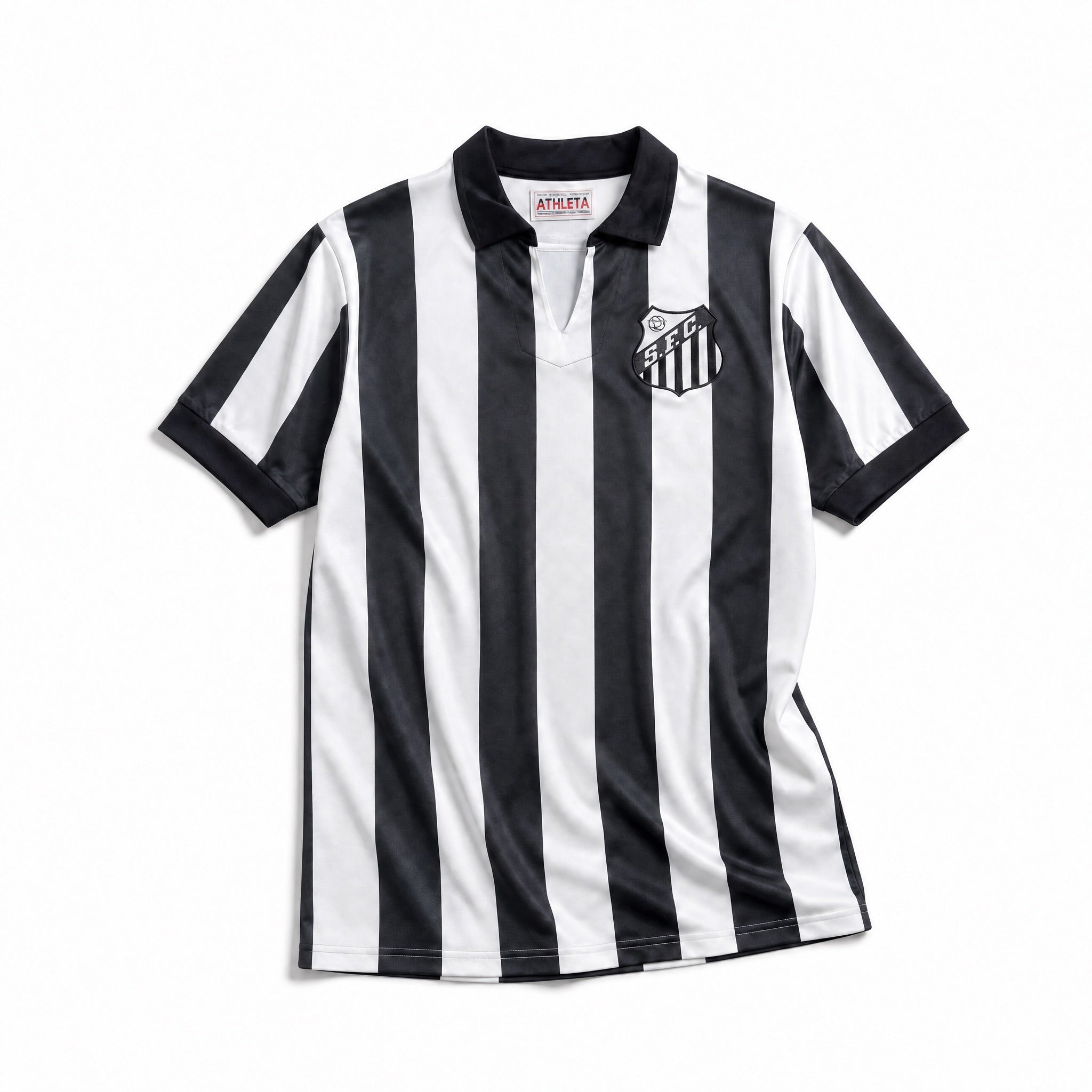 Maglia Santos 1958 Pelé numero 10 vista frontale