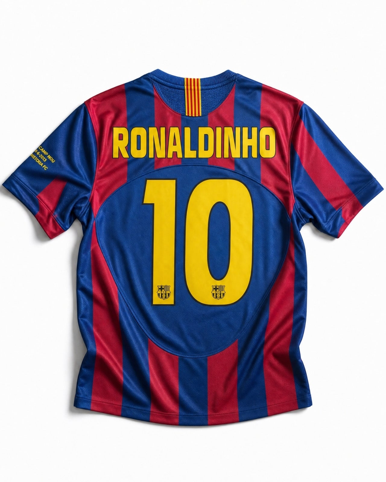 Maglia Barcellona Home 2005/06 Ronaldinho numero 10 retro blaugrana Champions League