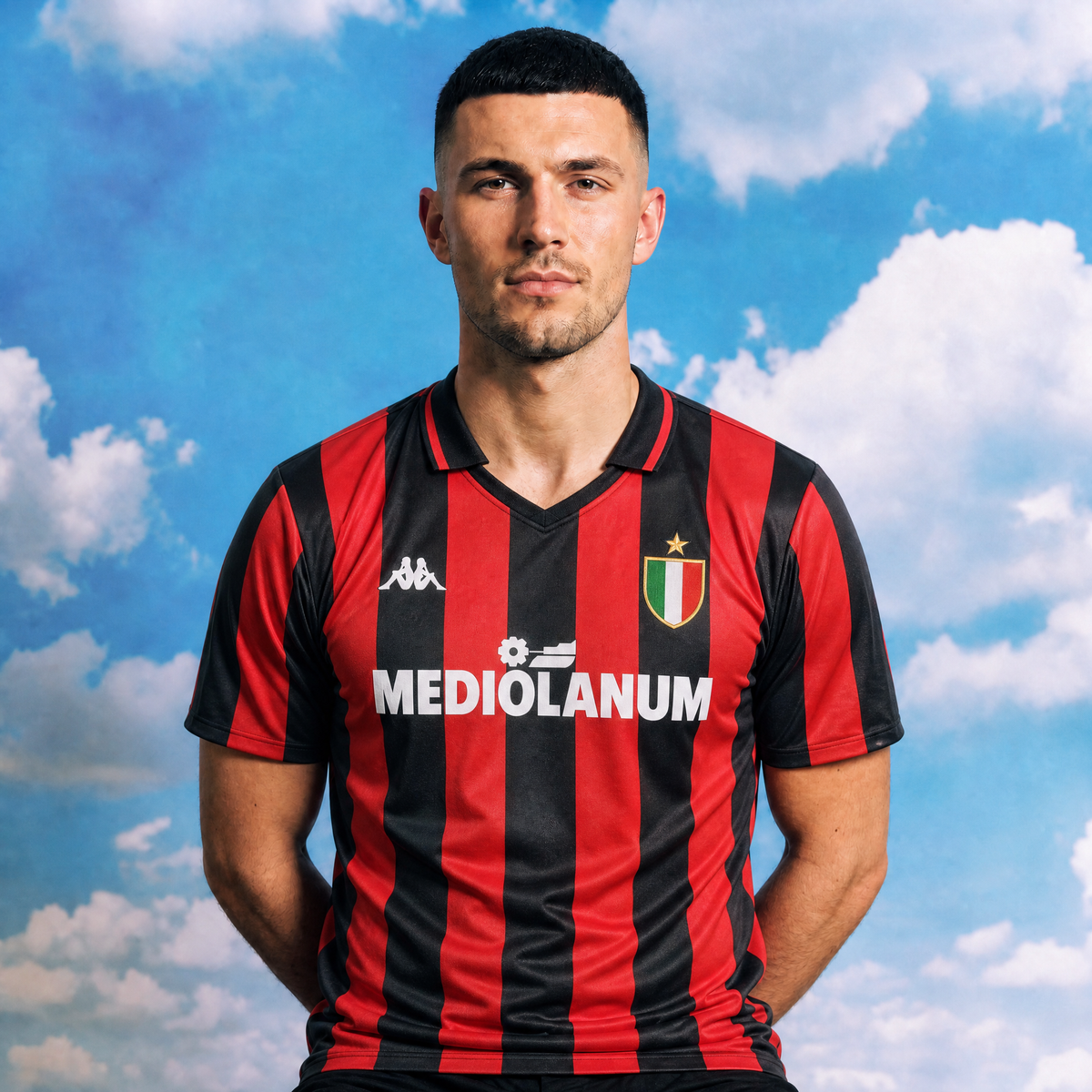 Maglia vintage Milan 1988/89 con personalizzazione Maldini.